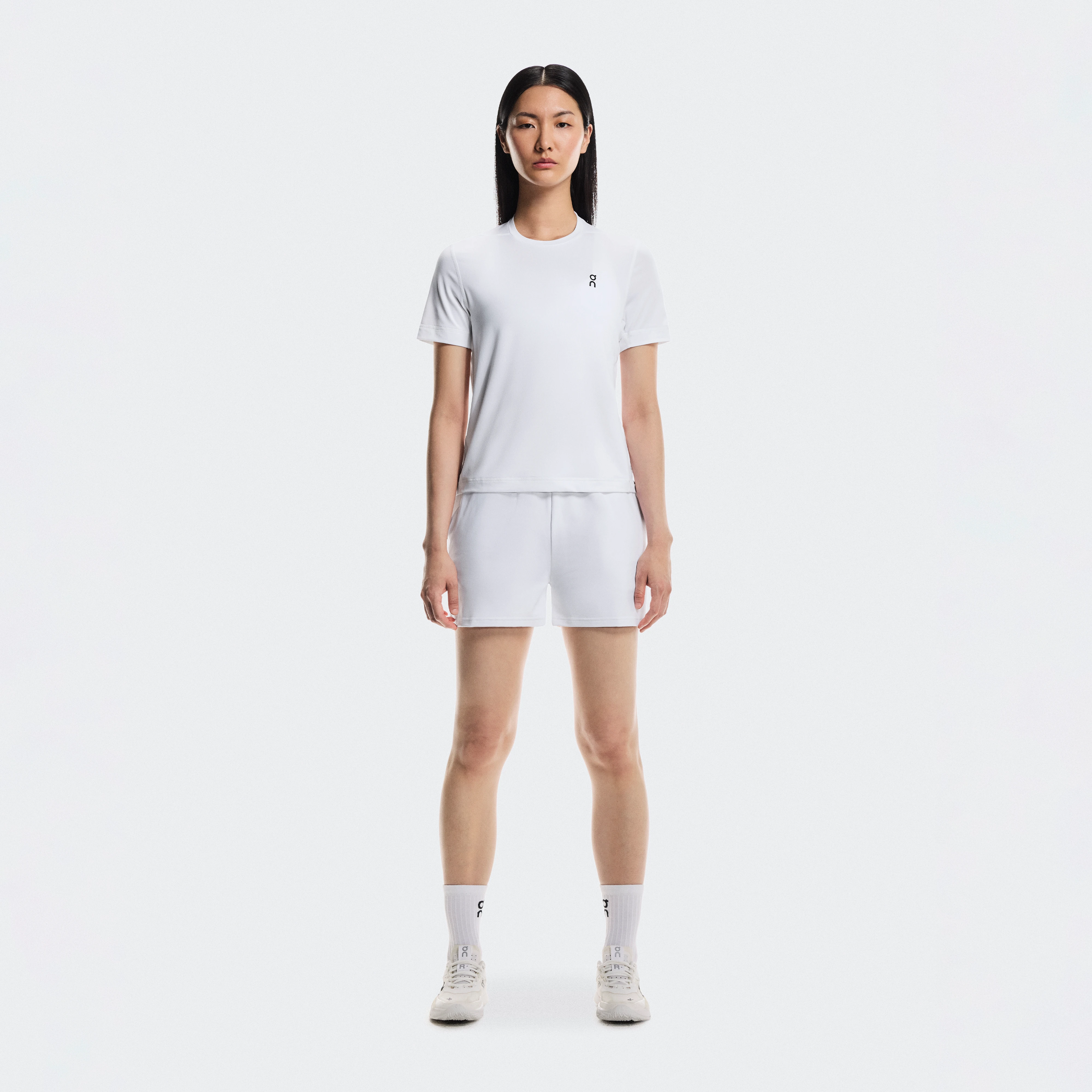 On Courtside Shorts Blanc Femme Femme – Léger, tennis quotidien, super doux Shorts