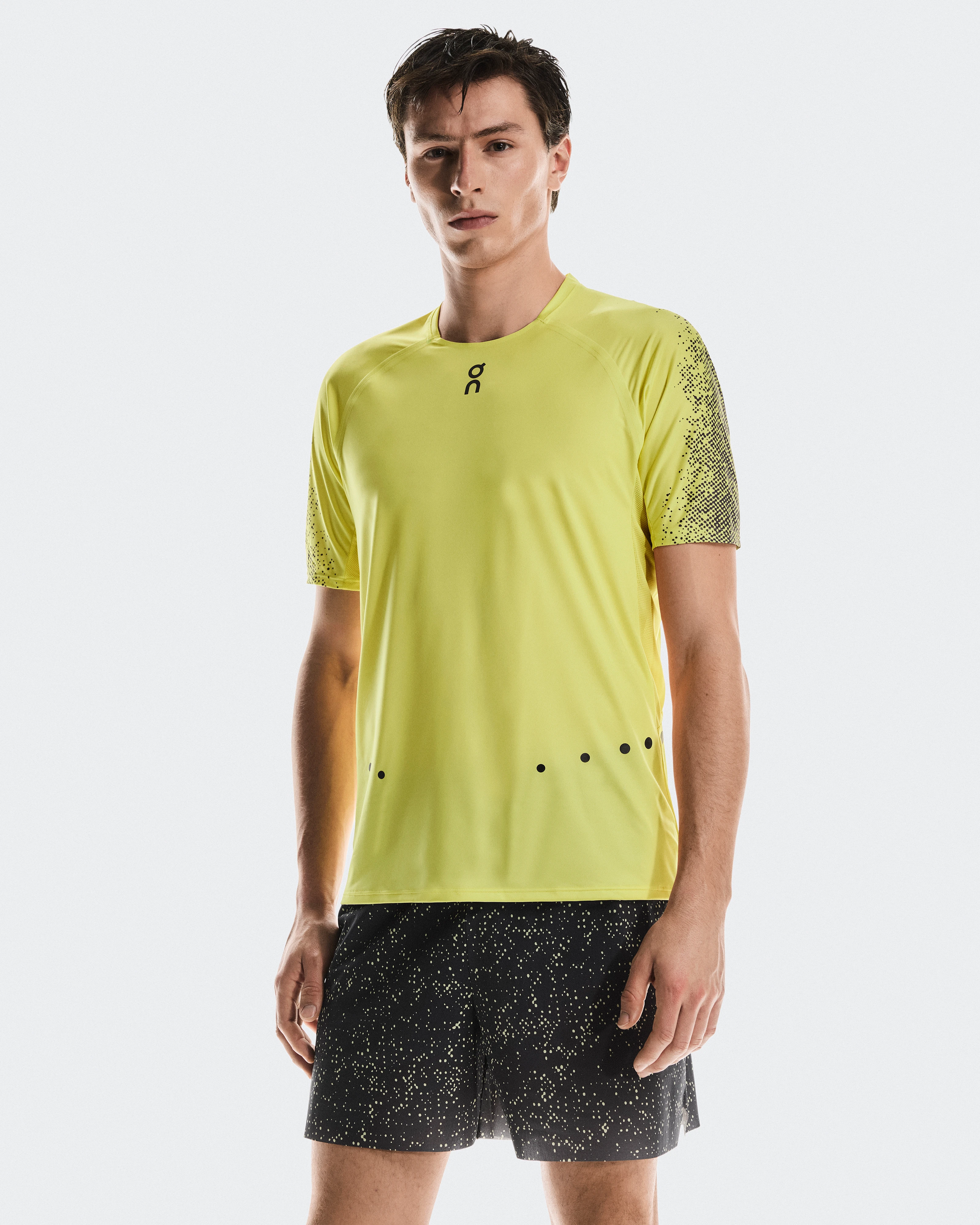 On Ultra Shorts Iron & Lime Men Shorts
