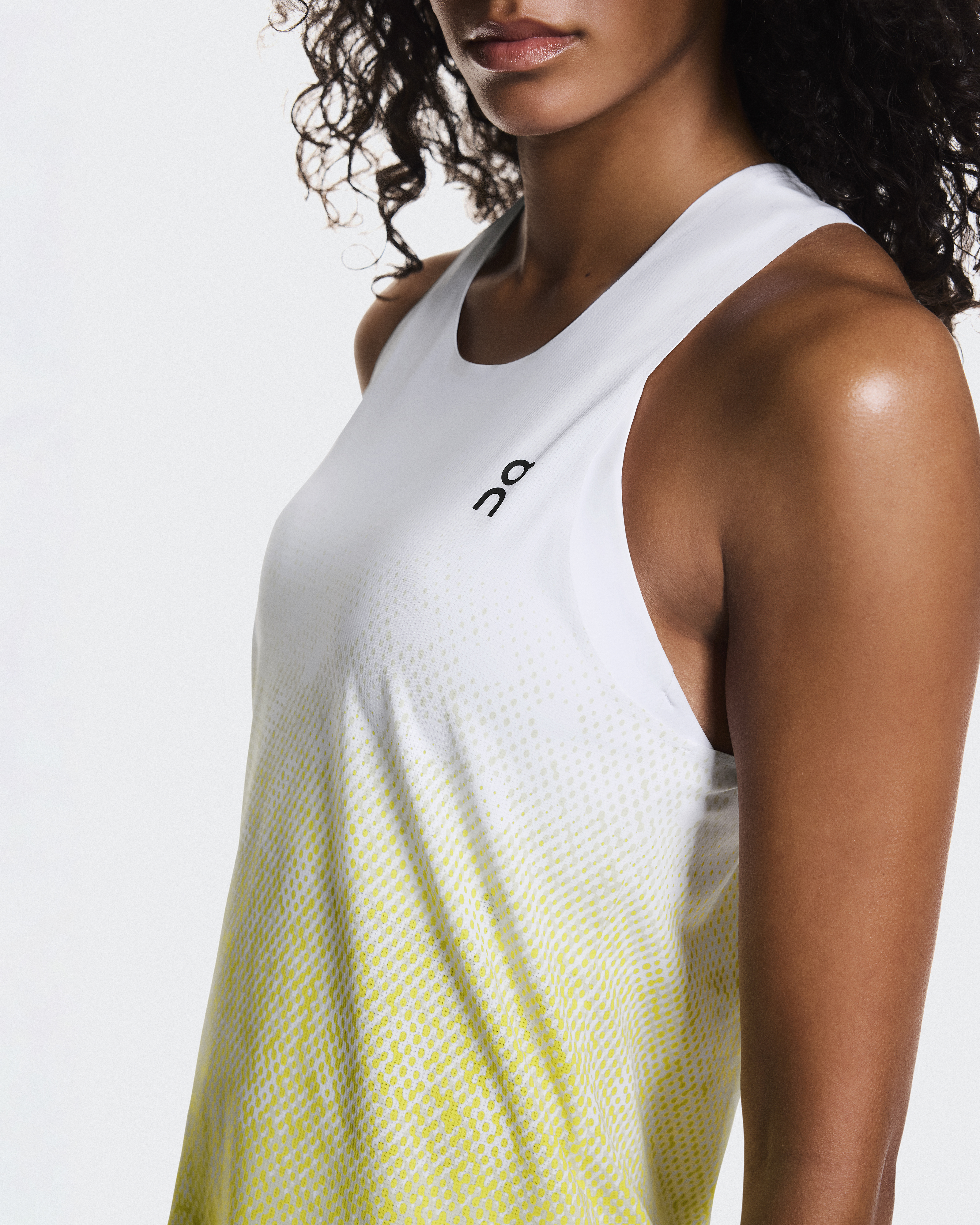 Women's Zero Singlet | White & Yellow | On United States