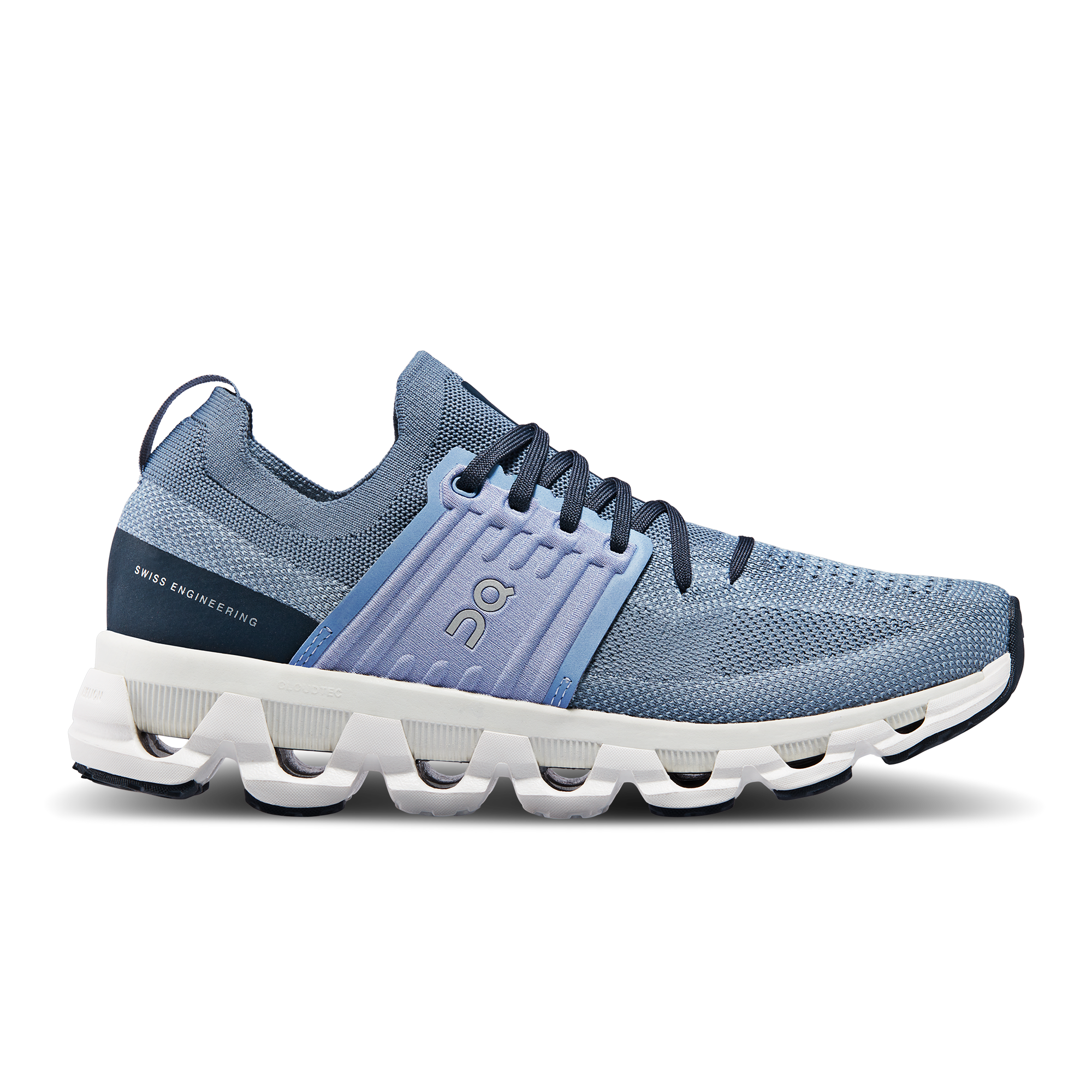 On Cloudswift 3 Metal & White Women Road running Shoes