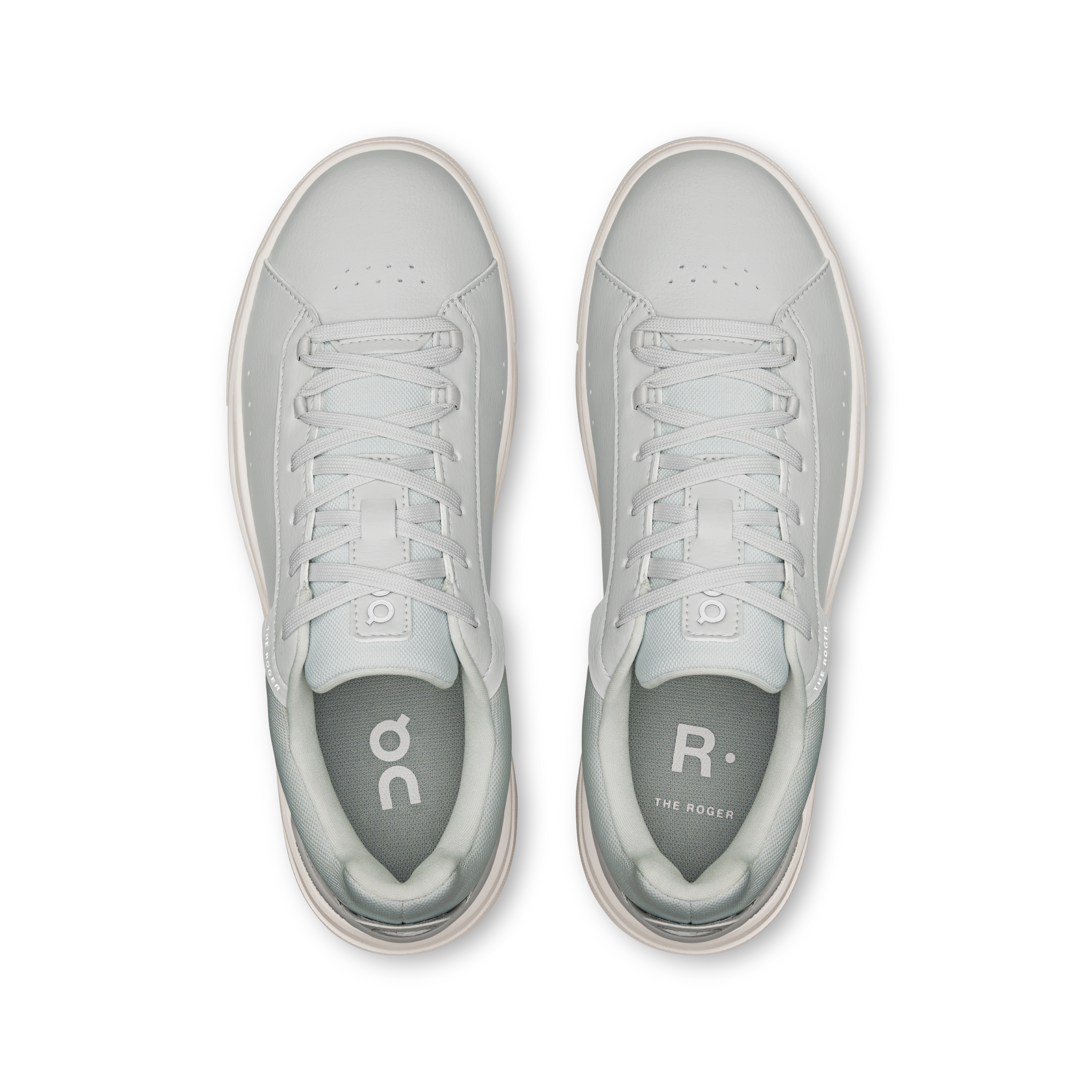 On THE ROGER Advantage Wolf & Glacier Women Tennis Shoes