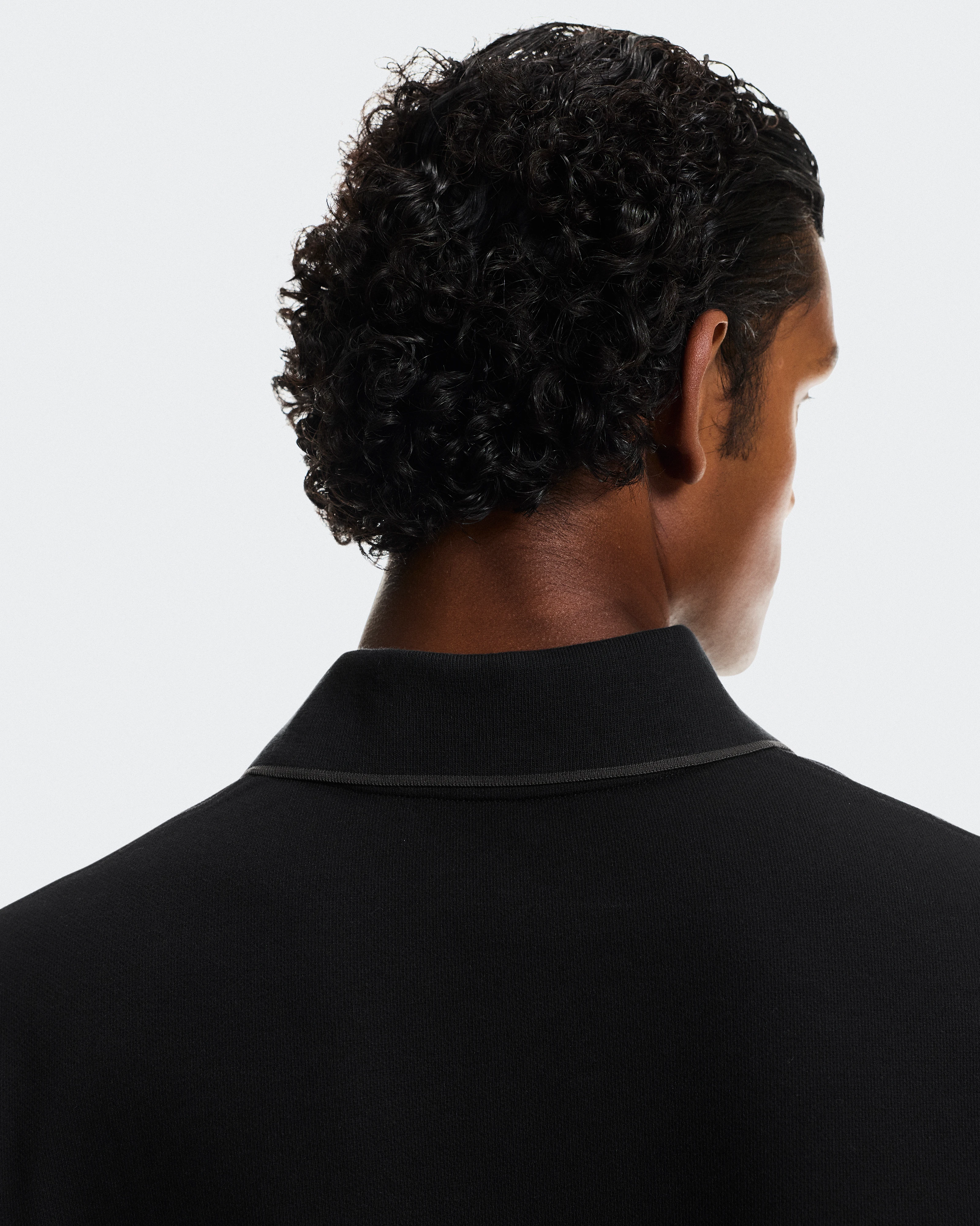 On Courtside Long-T Polo Black & Eclipse Men Tops and t-shirts