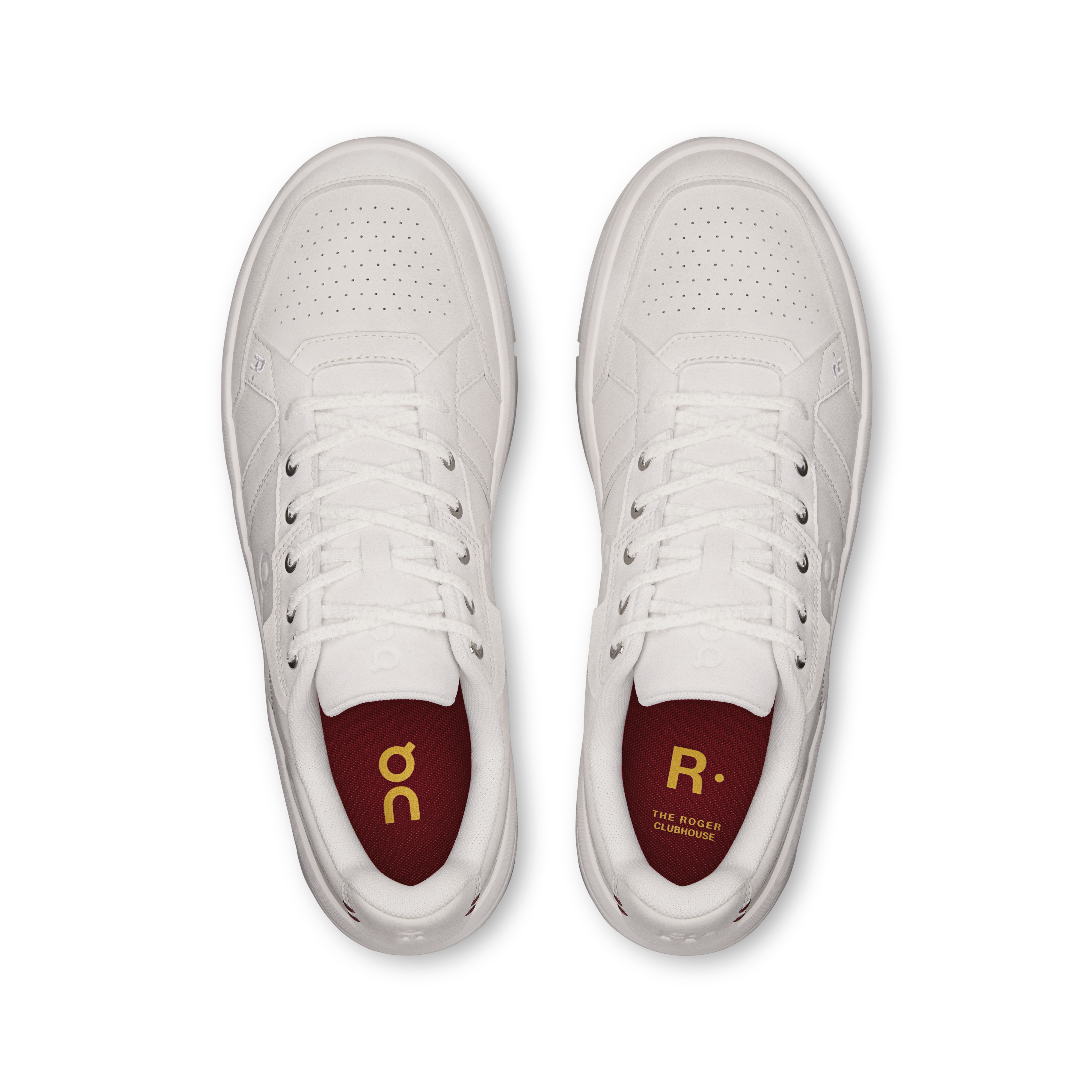 On THE ROGER Clubhouse BB White & Mars Men – All-day comfort Shoes