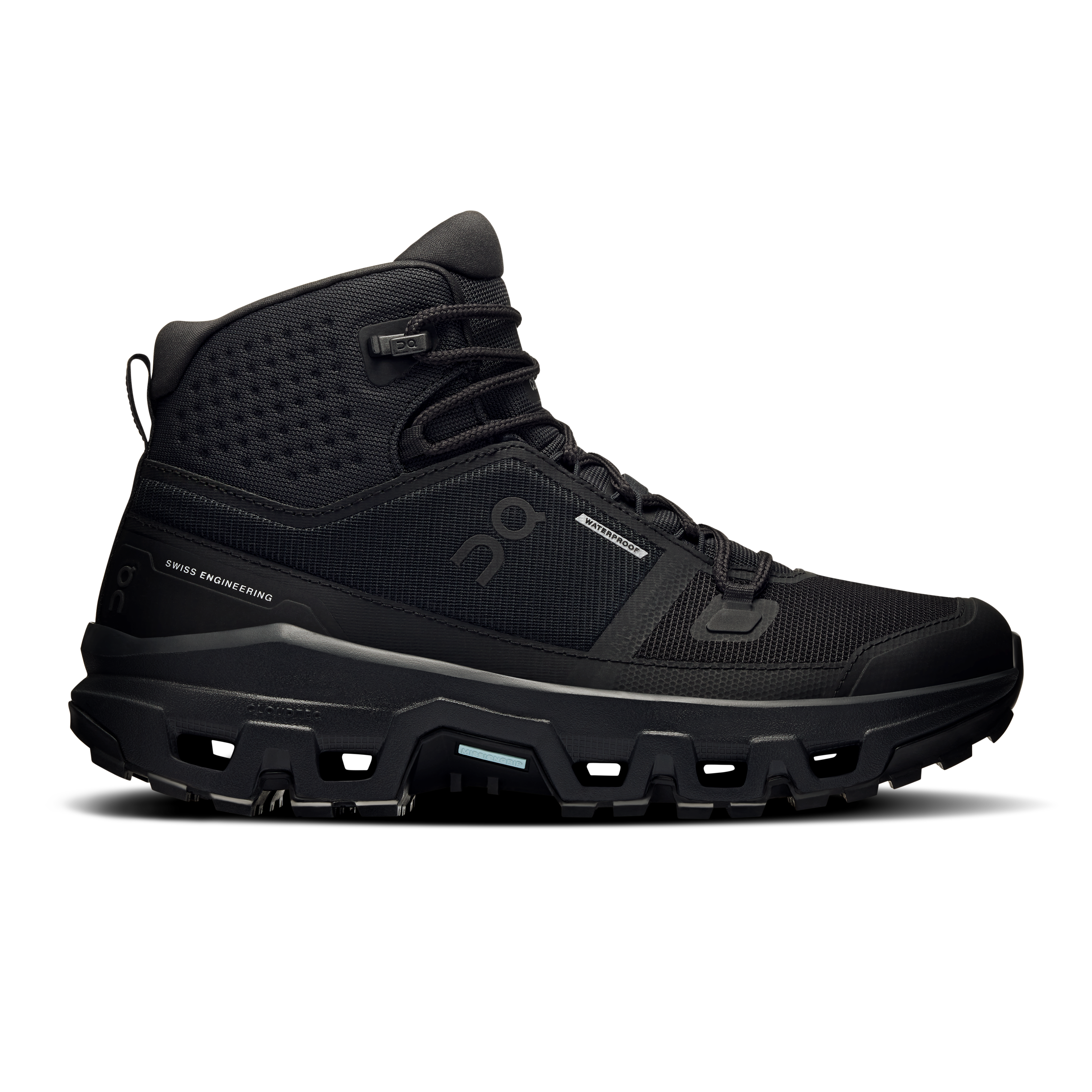 Cloudrock Mid WP Hiking Shoe in Black/Black