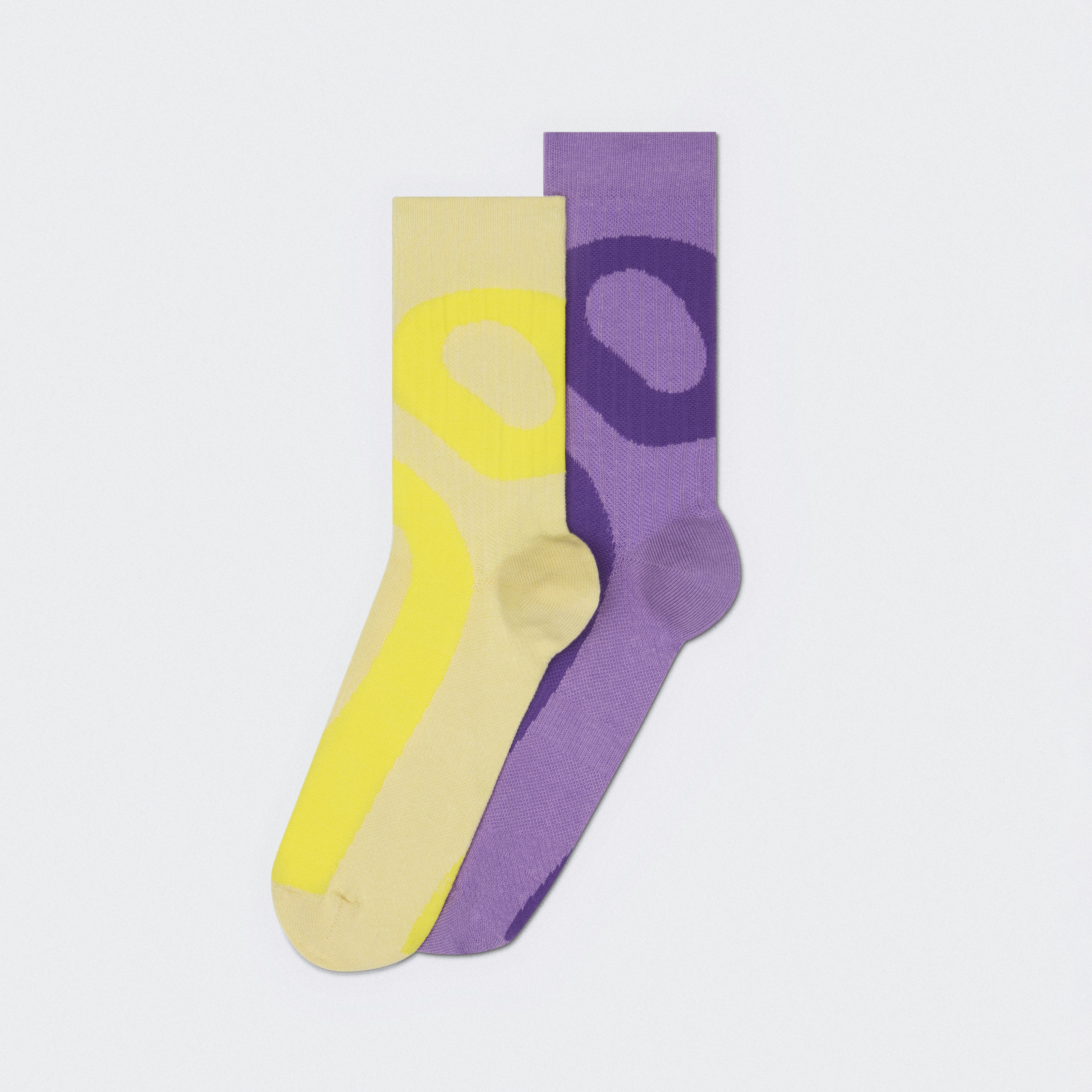 Liquid Logo Sock High 2P in Aconite/Endive