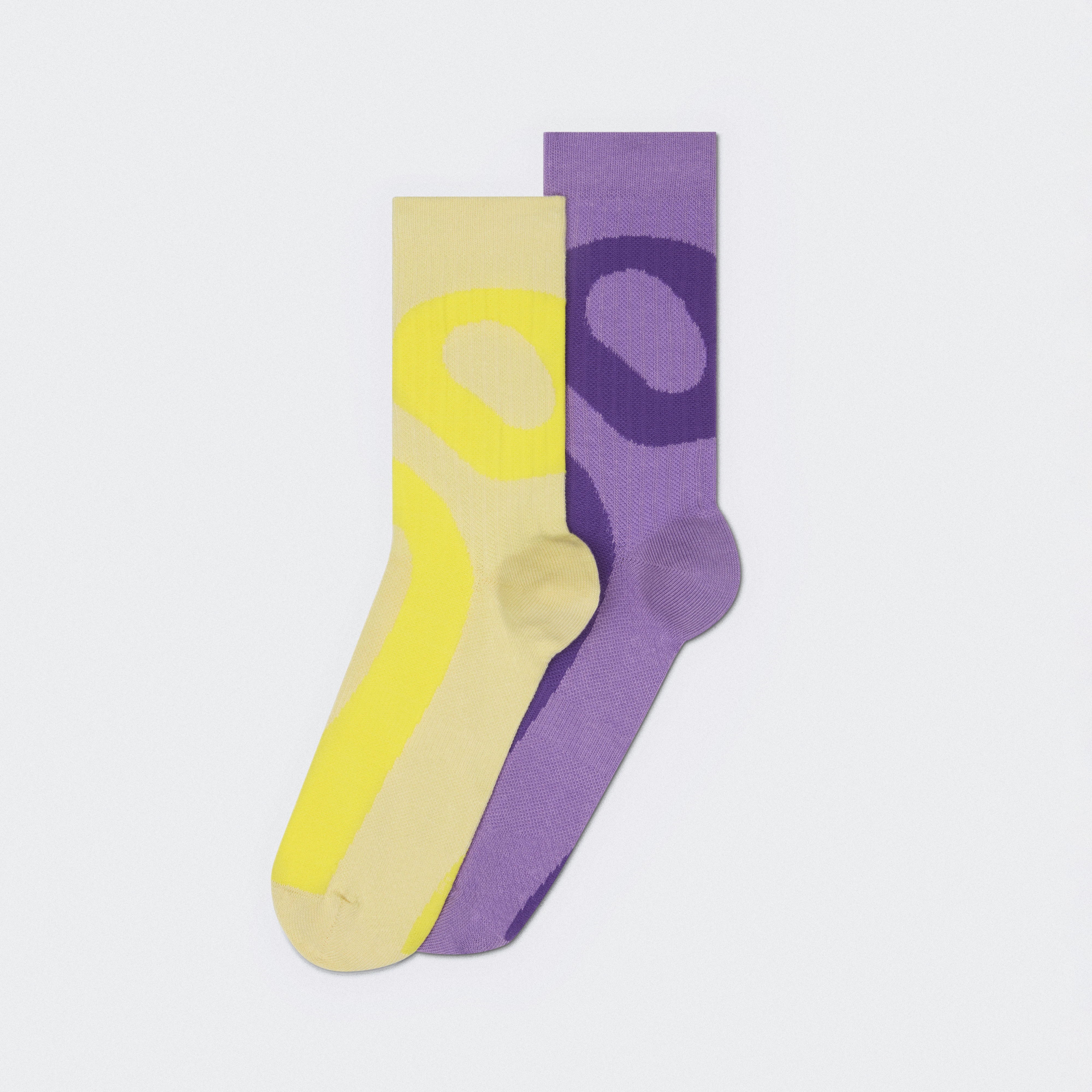 On Liquid Logo Sock High 2P Aconite & Endive Unisex – All day, super soft, graphic design Socks