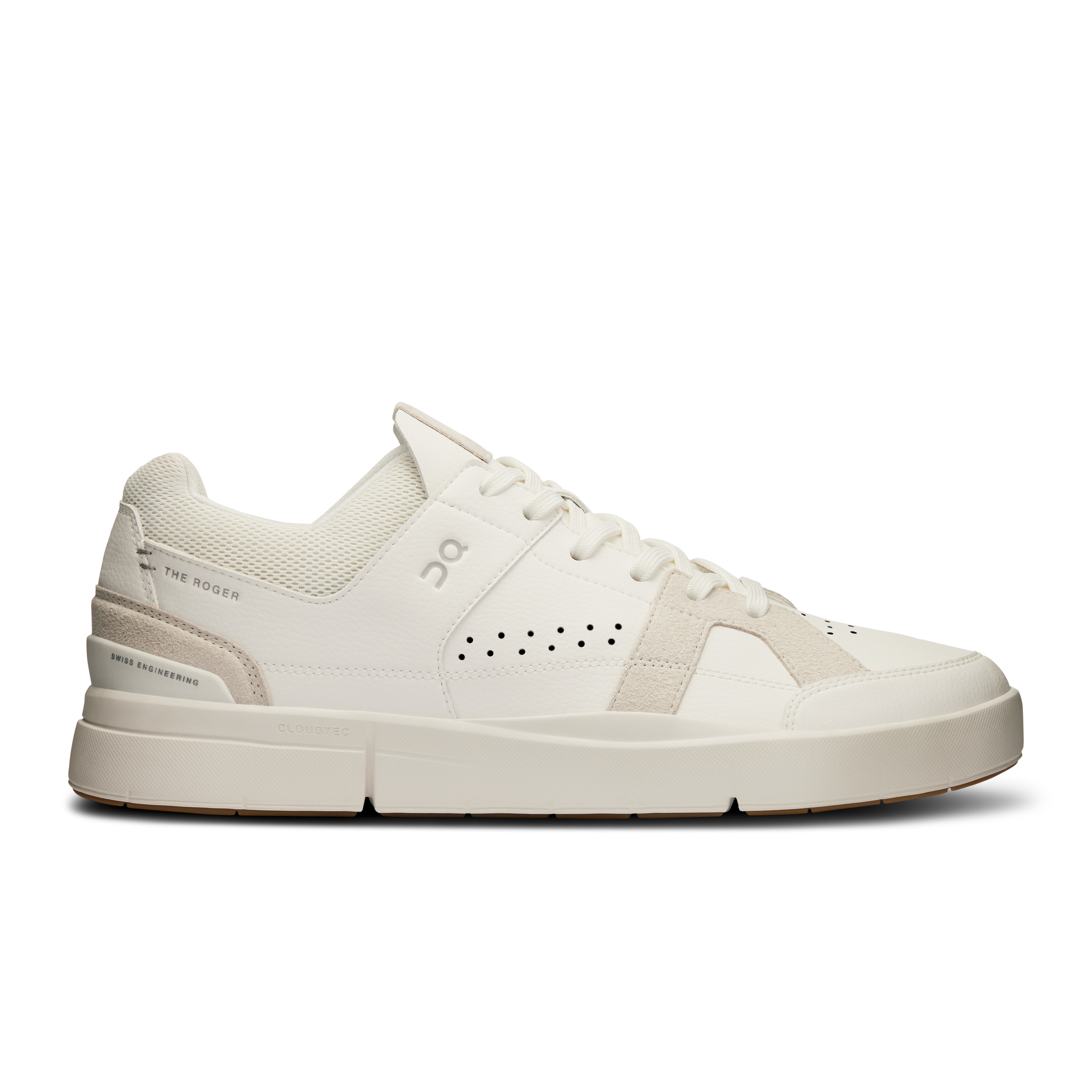 THE ROGER Clubhouse Lifestyle Shoe in White/Sand