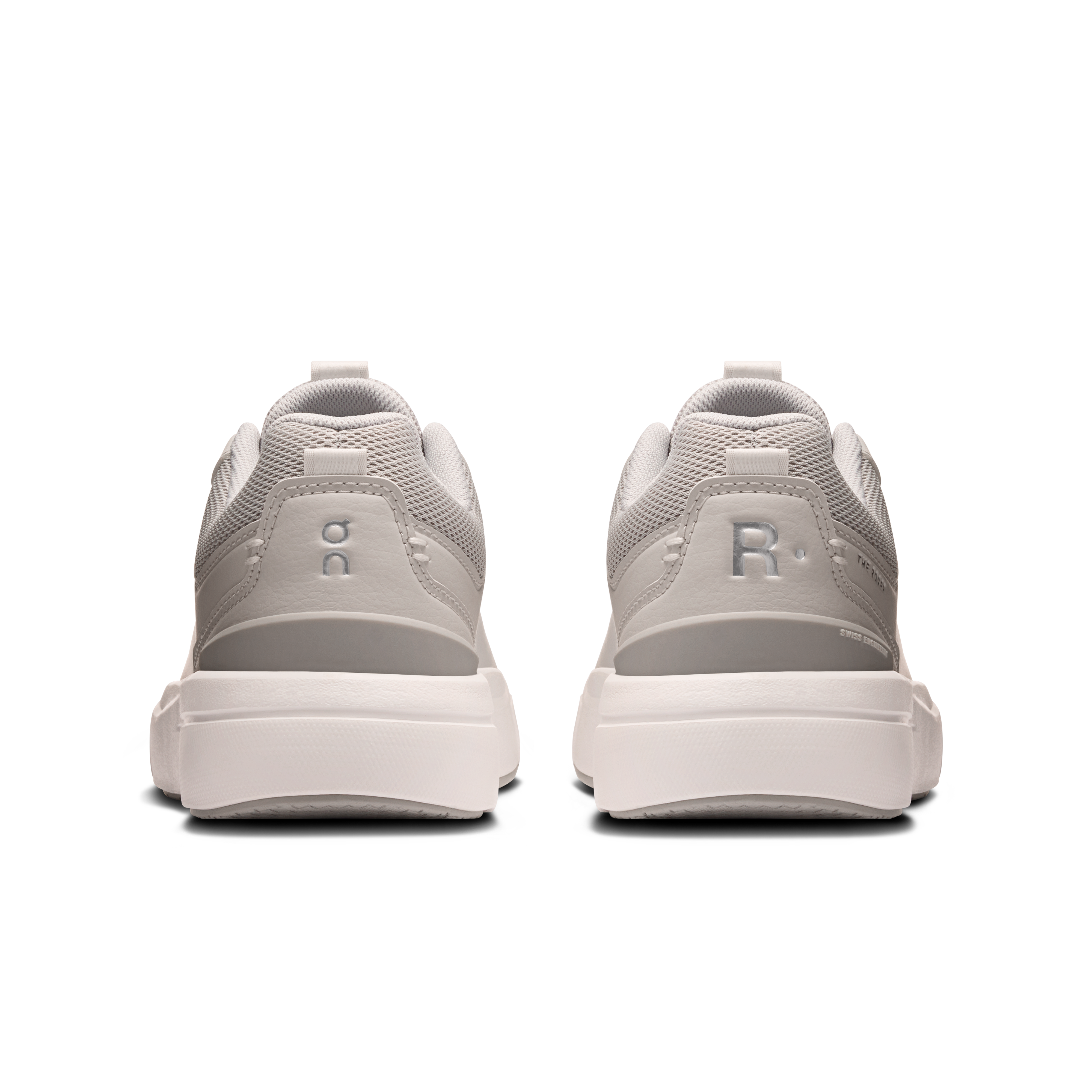 On THE ROGER Youth Frost & Silver Youth Tennis Shoes