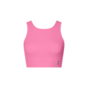 Core 2-in-1 Crop Shirt in Bubblegum
