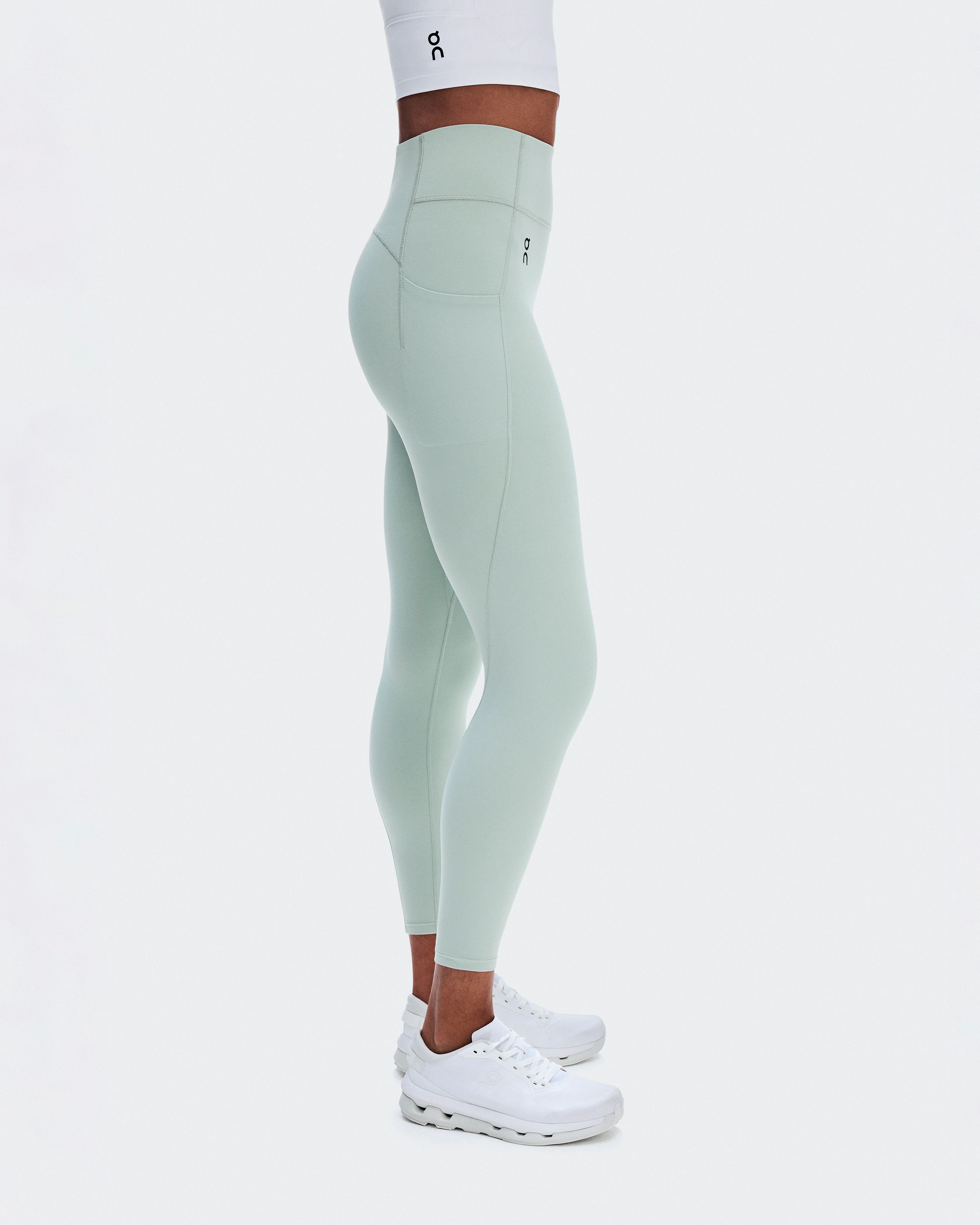 On Studio Leggings 7/8 Mineral Women – Low-impact training Tights
