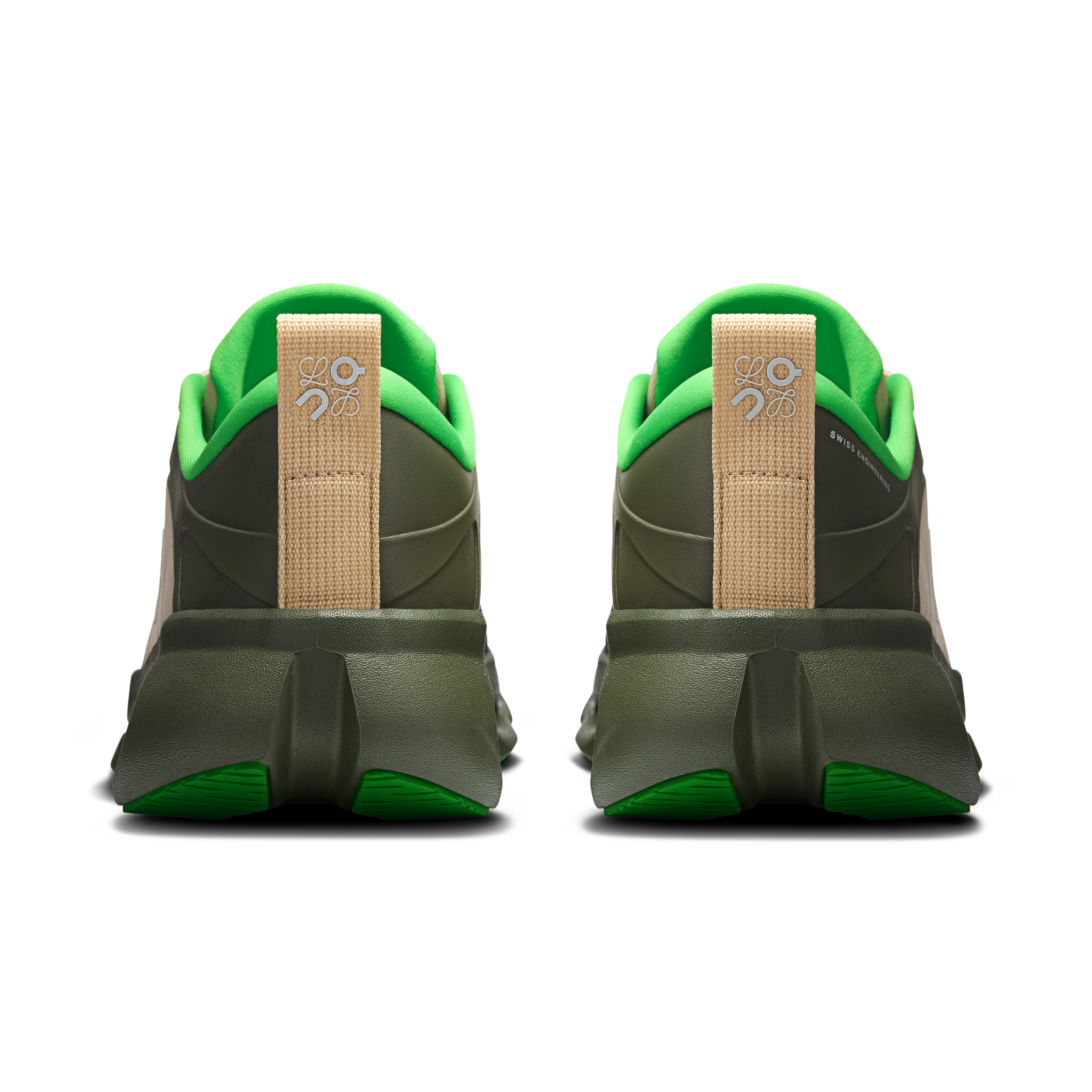 On Cloudsolo LOEWE Khaki Green & Sand Men Shoes