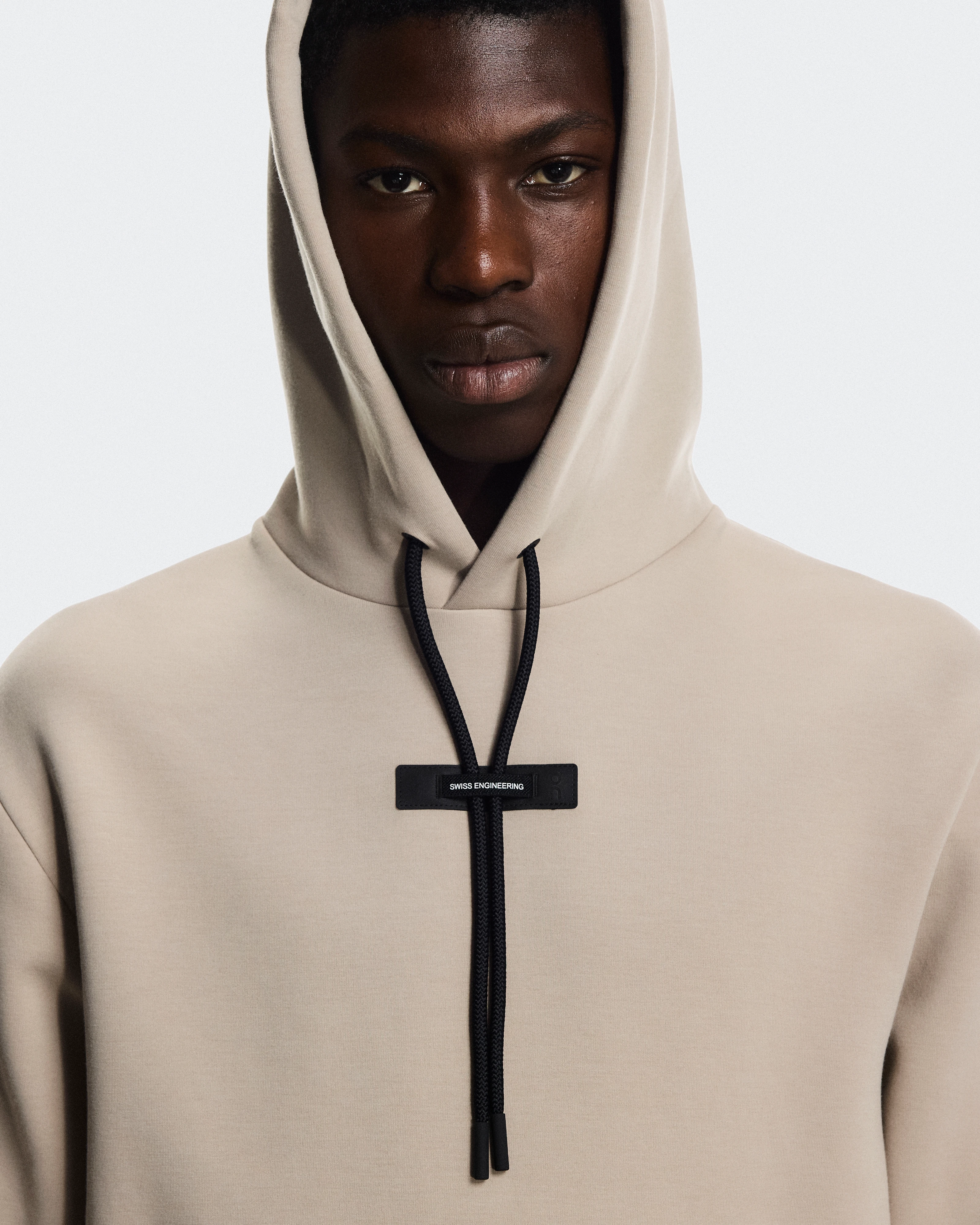 On Focus Tech Hoodie Desert Men Hoodies and sweatshirts