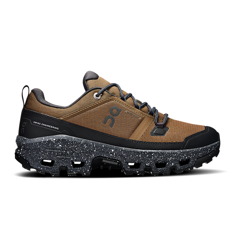 On Cloudrock Low BEAMS REI Calzado de Senderismo para Mujer en Earth/Black, Talla: 39, Polyester Tpu ️