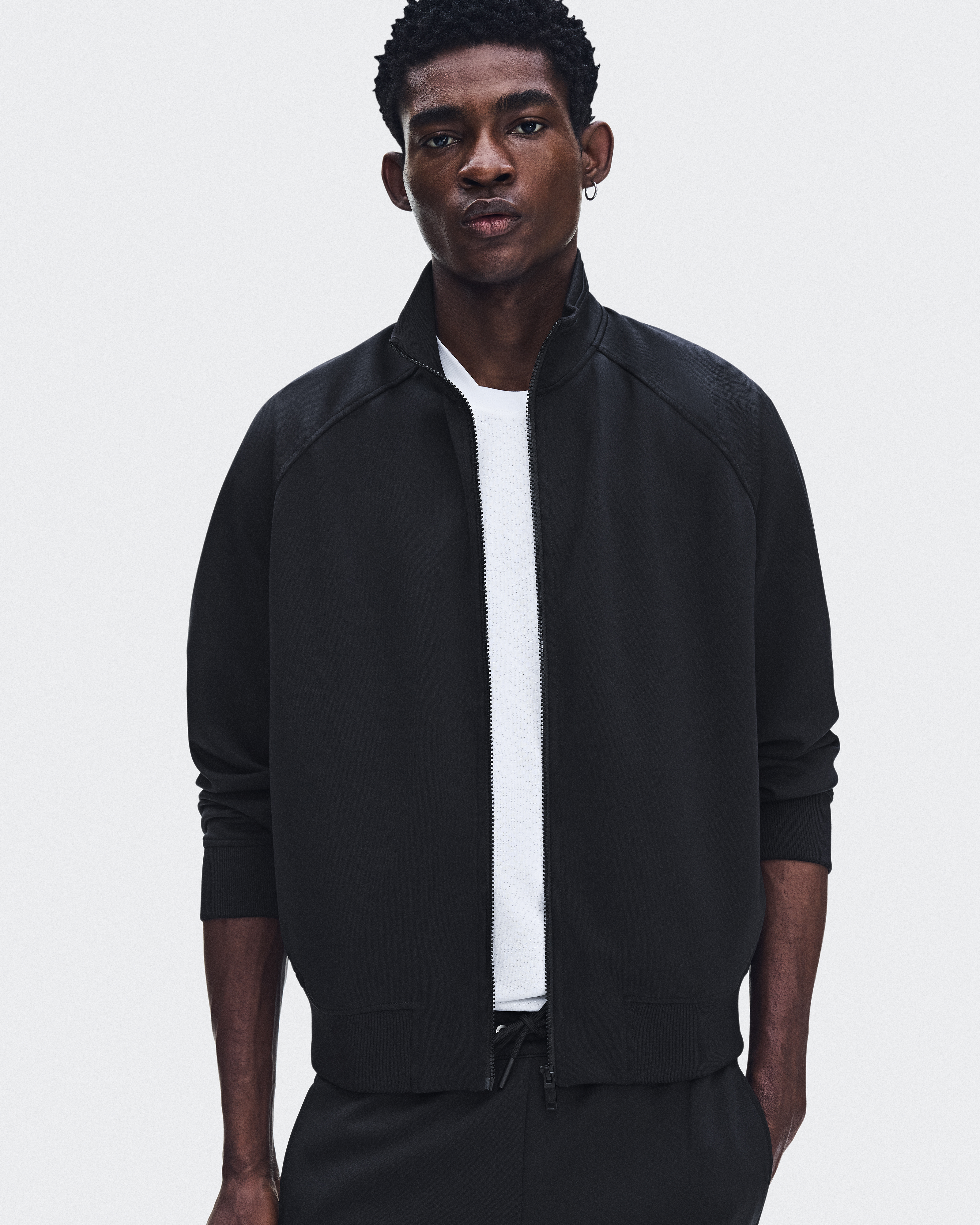 Men's Courtside Full-Zip | Black | On Latvia