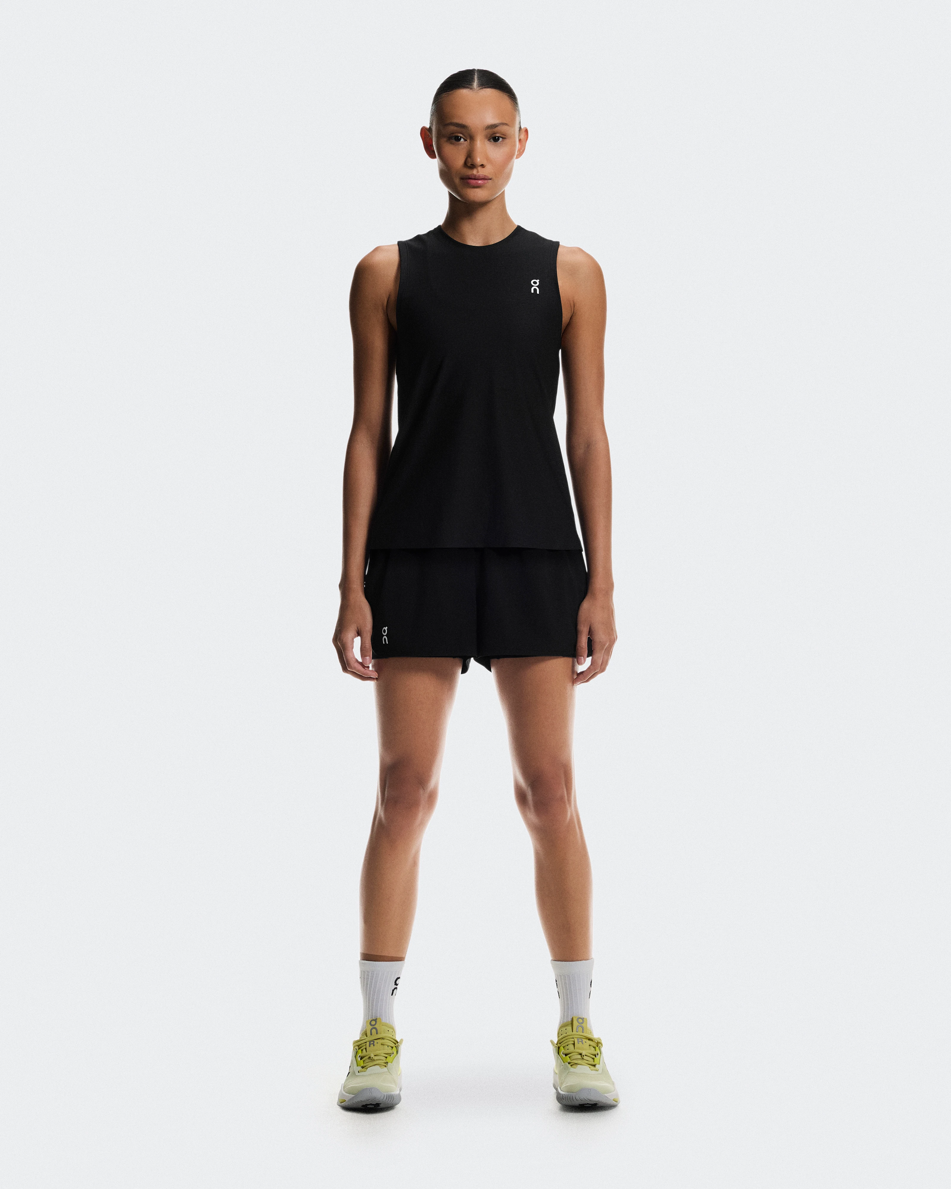 On Court Tank Black Women Tops and t-shirts