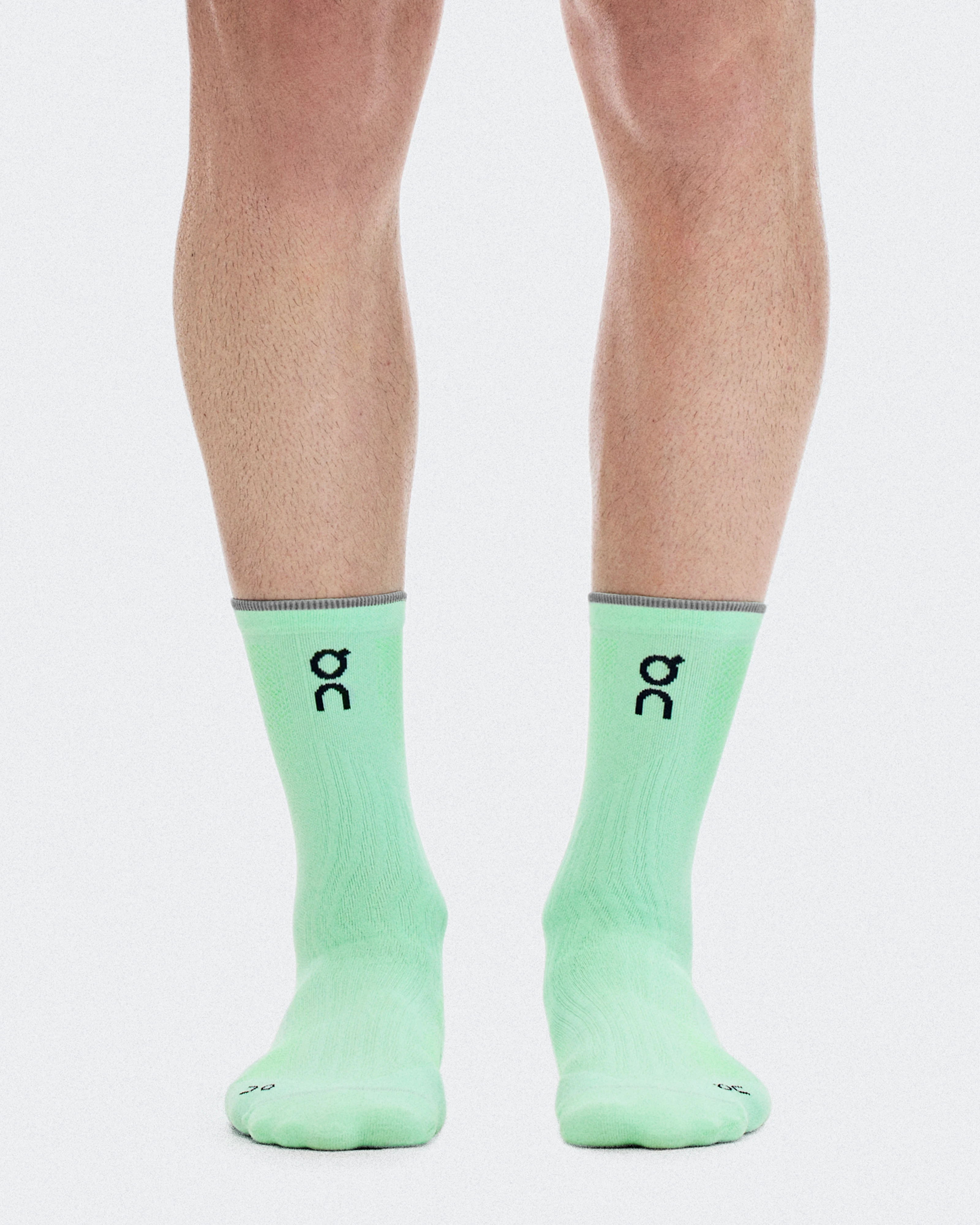 On Elite Run Sock High Hyper Celeste & Verdite Unisex Socks