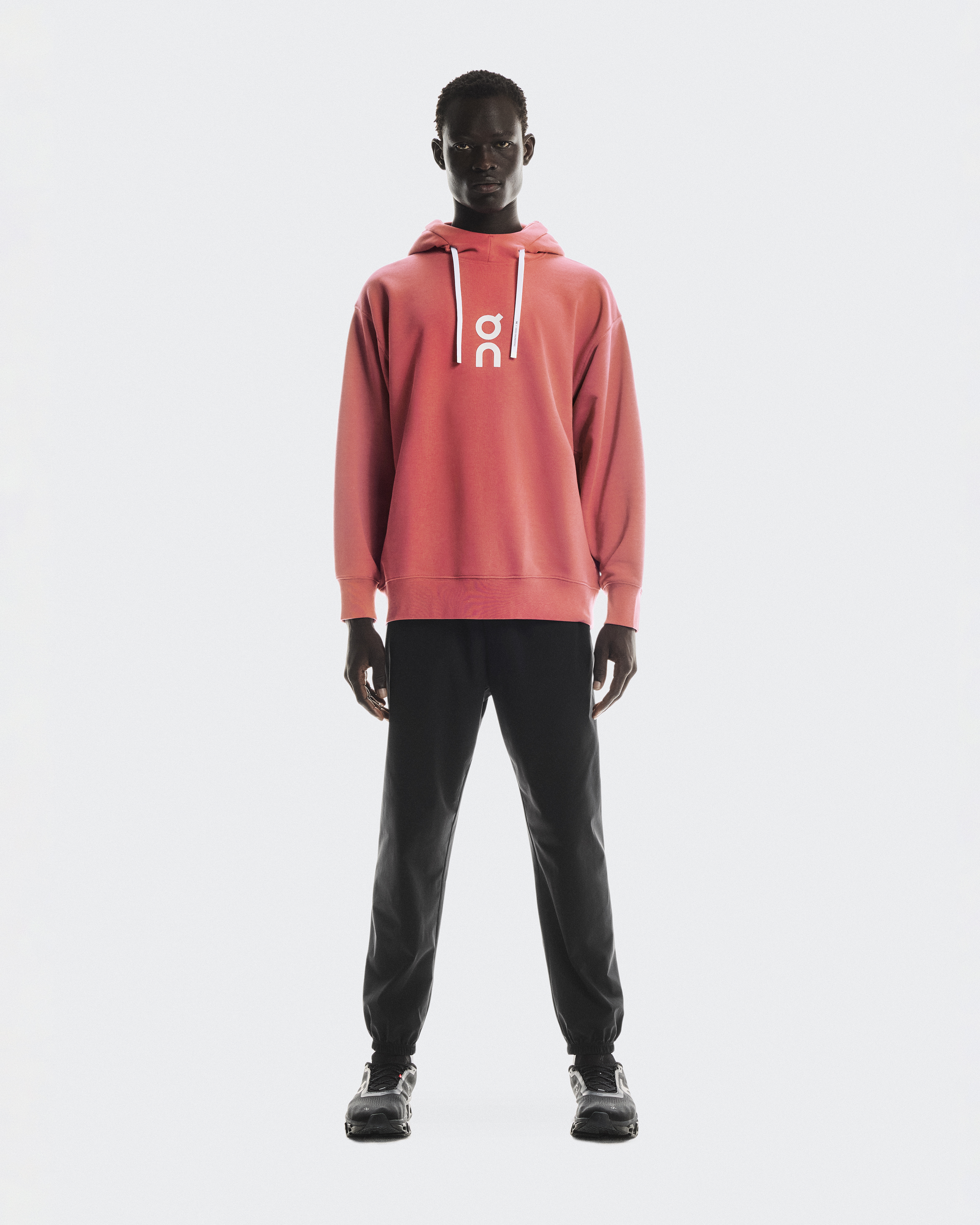 On Club Hoodie HoodieHoodie para Hombre en Coral, Talla: XS, Polyester