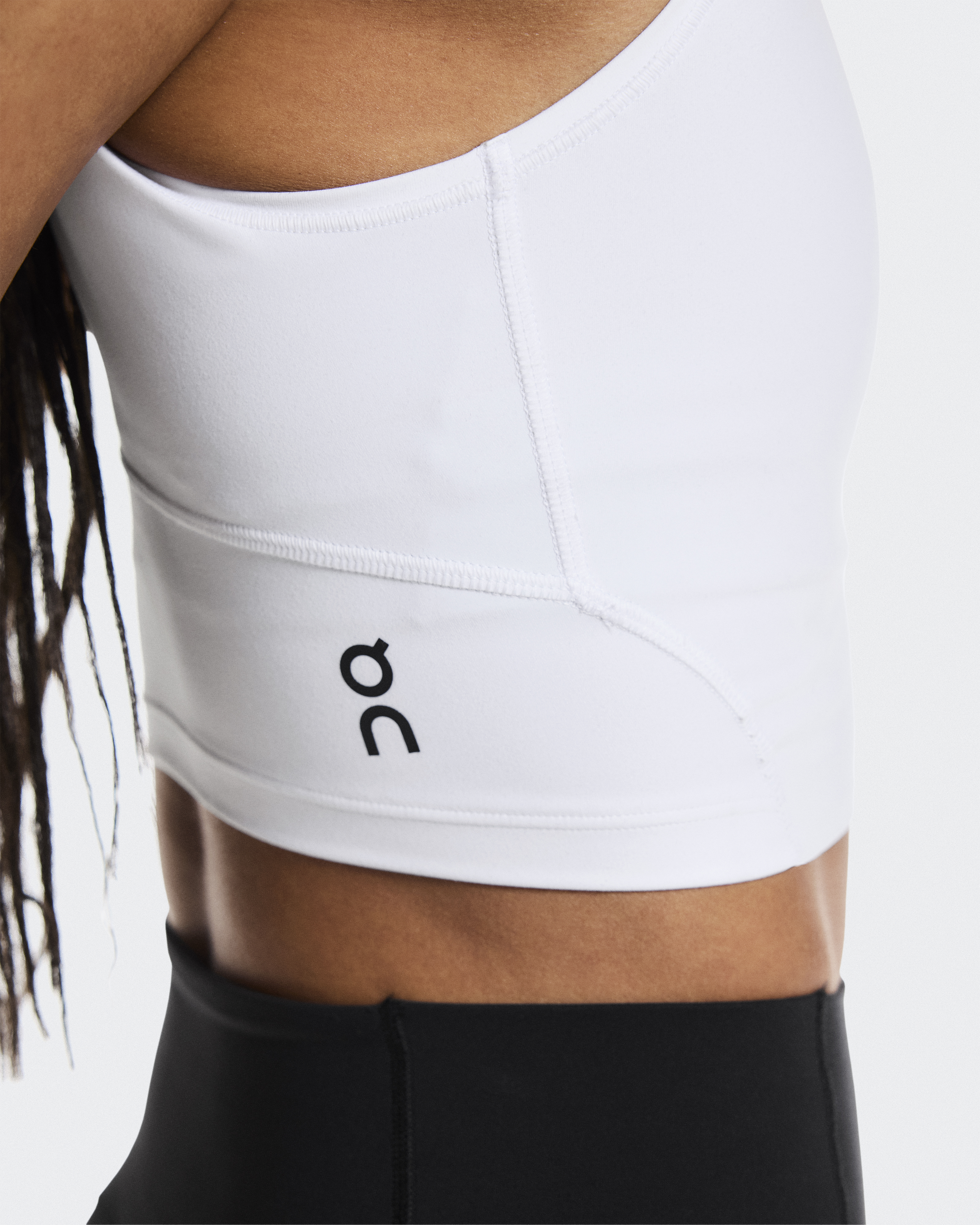 タンクトップ Back Design Cropped Top White   2019ss White Crop Tie Back Tank Top | GK Elite