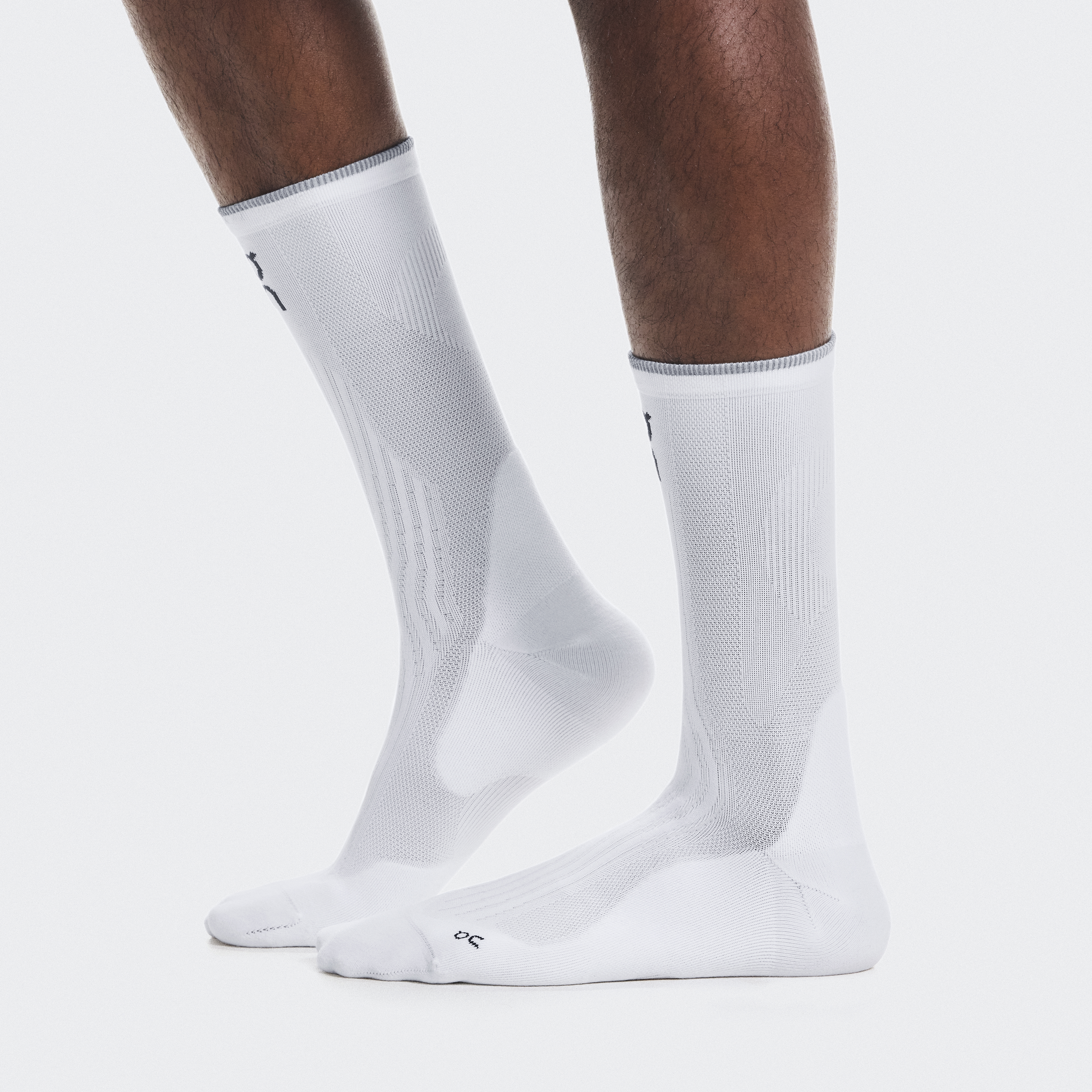 Elite Run Sock High Hyper in White