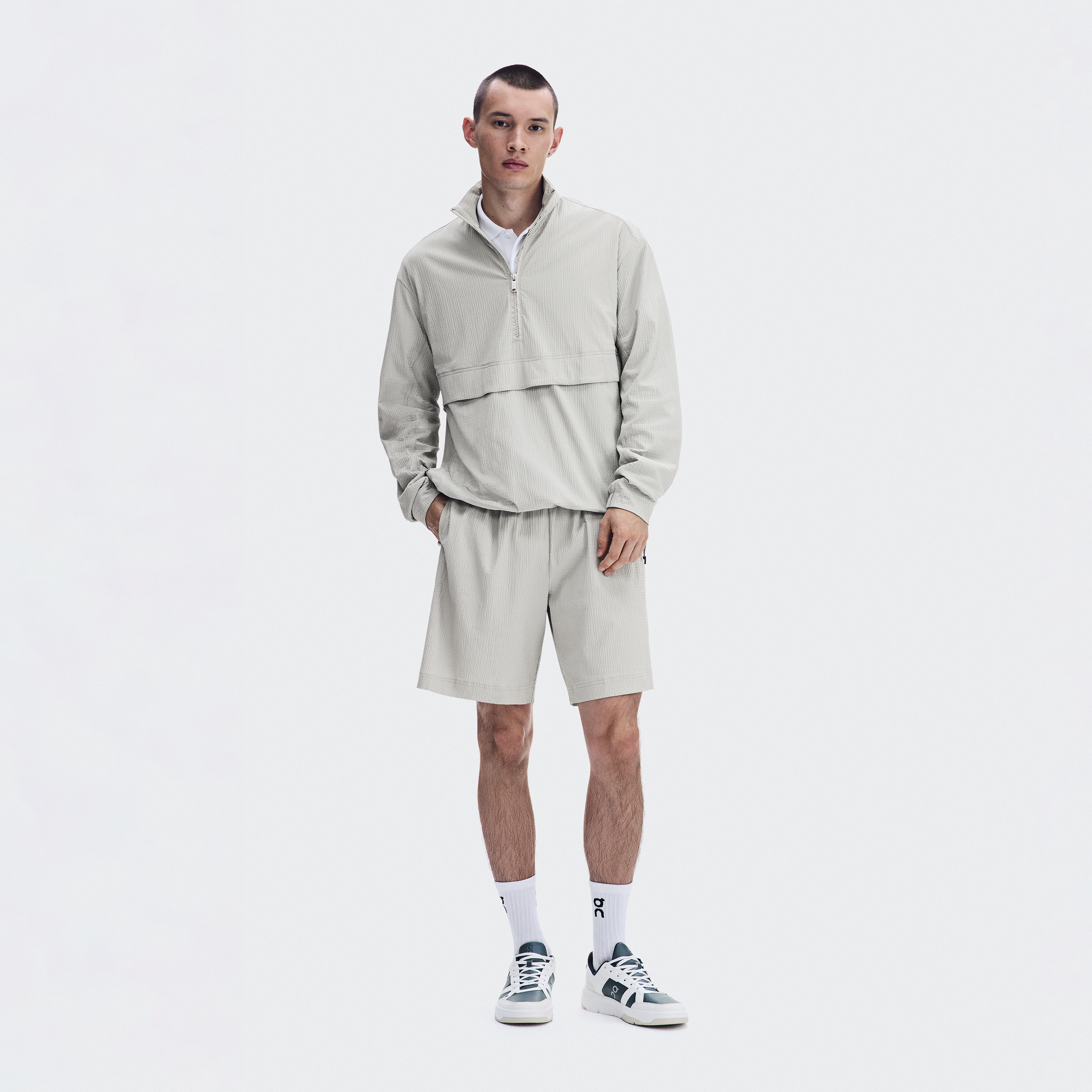 Courtside Shorts Eaze in Brume