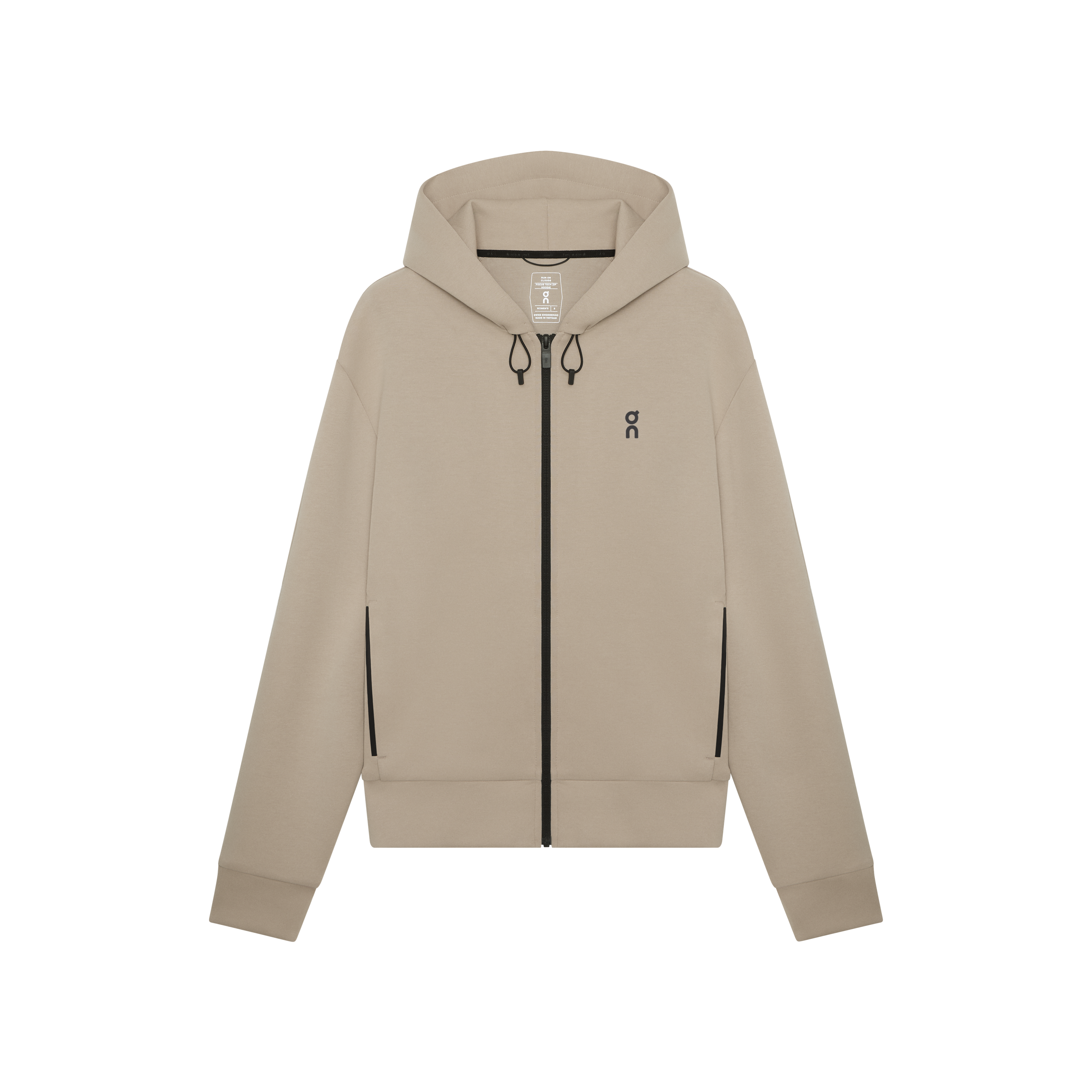 Focus Tech Zip Hoodie in Desert