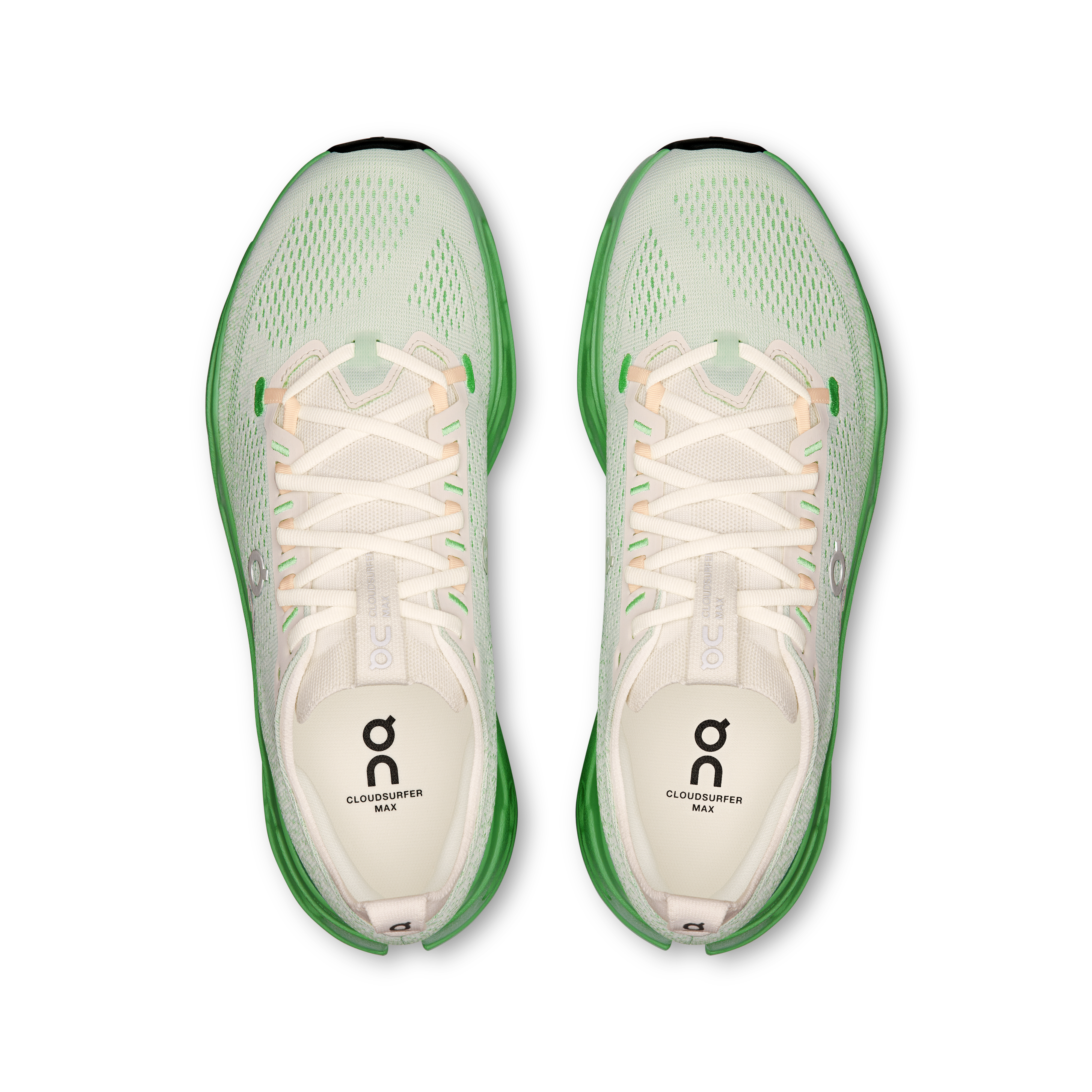 On Cloudsurfer Max Ivory & Honeydew Men Road running Shoes