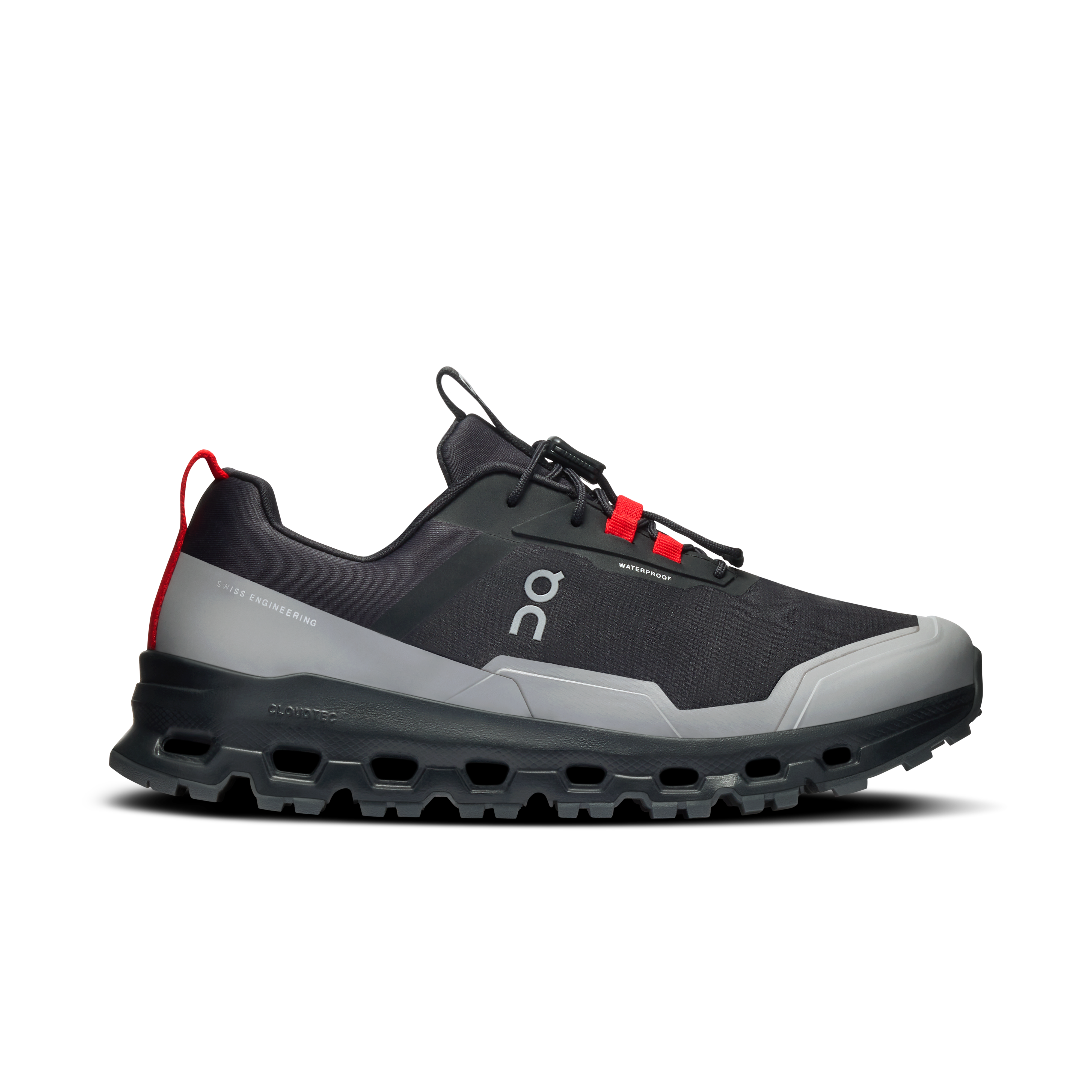On Cloudhero Waterproof Black & Alloy Youth – Outdoors, waterproof, 8-12 year olds Shoes