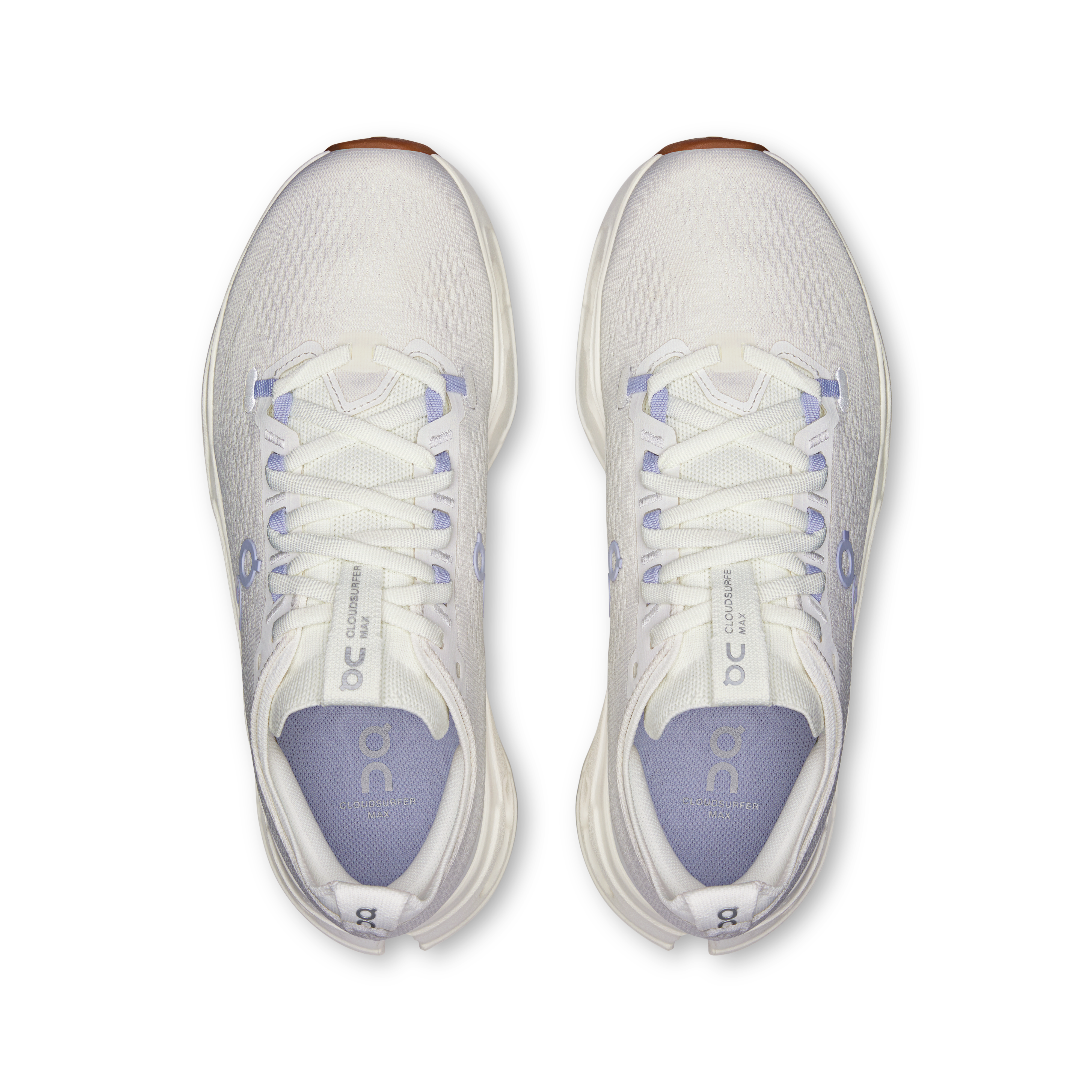 On Cloudsurfer Max Ivory & Nimbus Femme Running sur route Chaussures