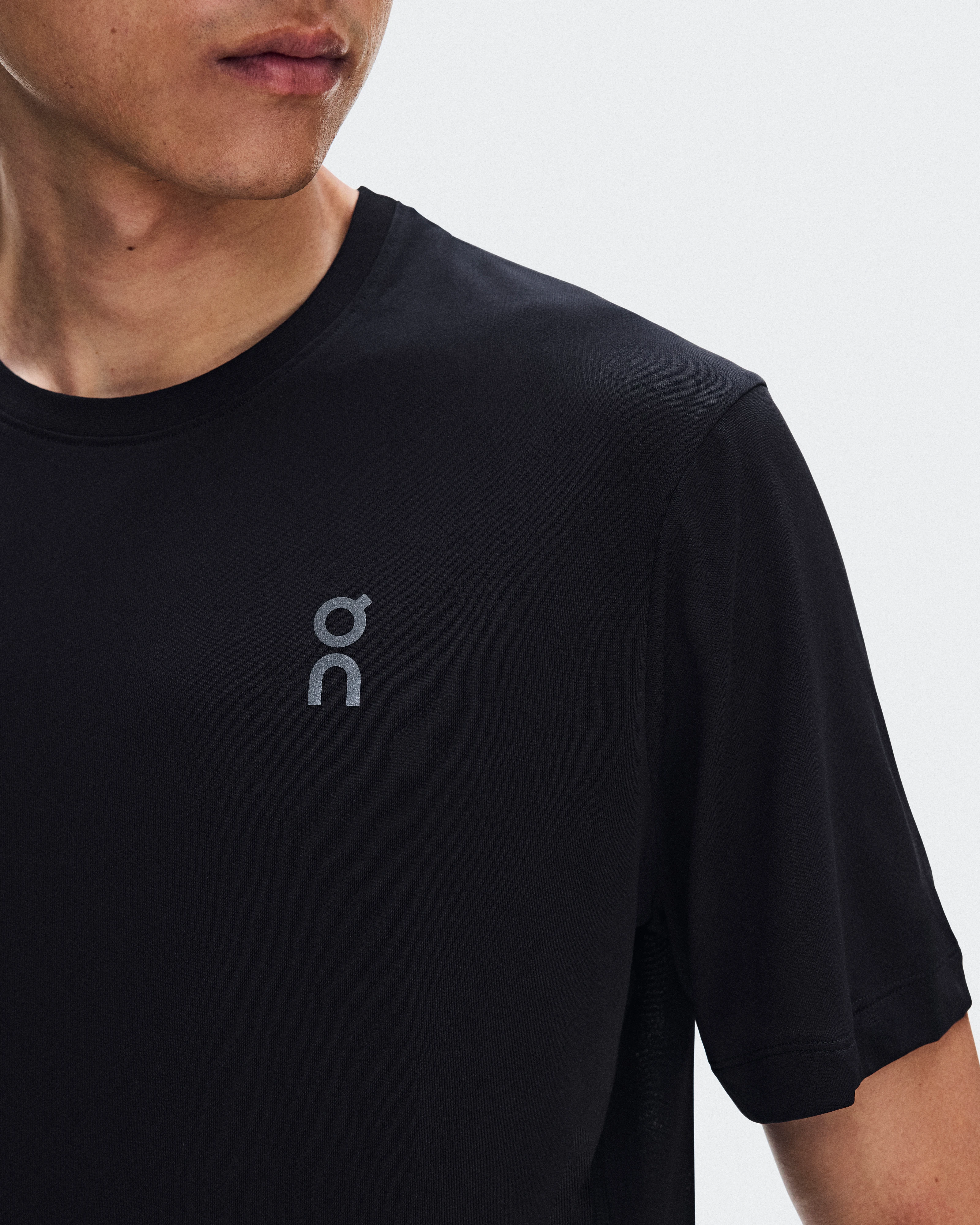 On Core-T Grid Black Hombre Camisetas