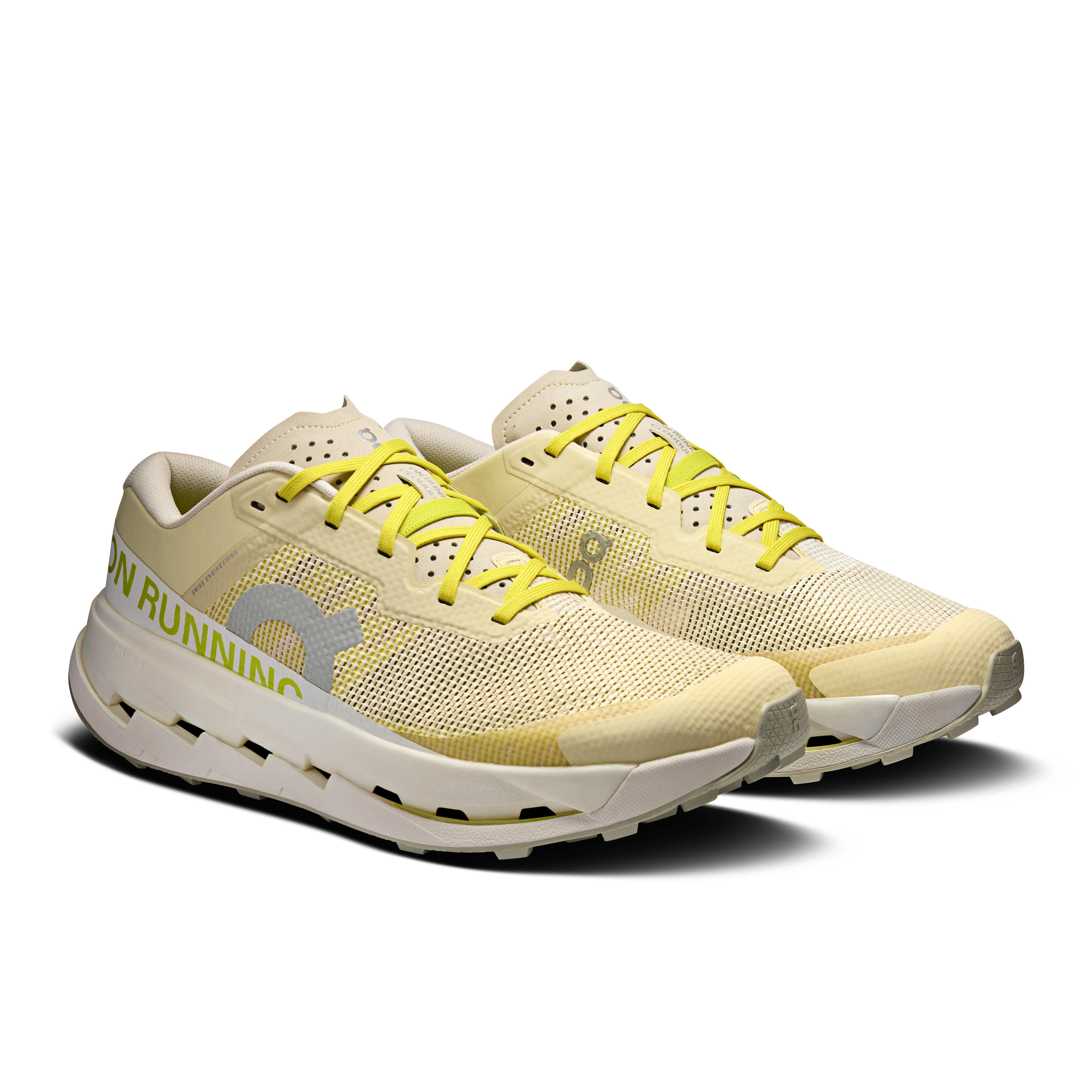 On Cloudultra 3 Pelican & White Men Trail running Shoes