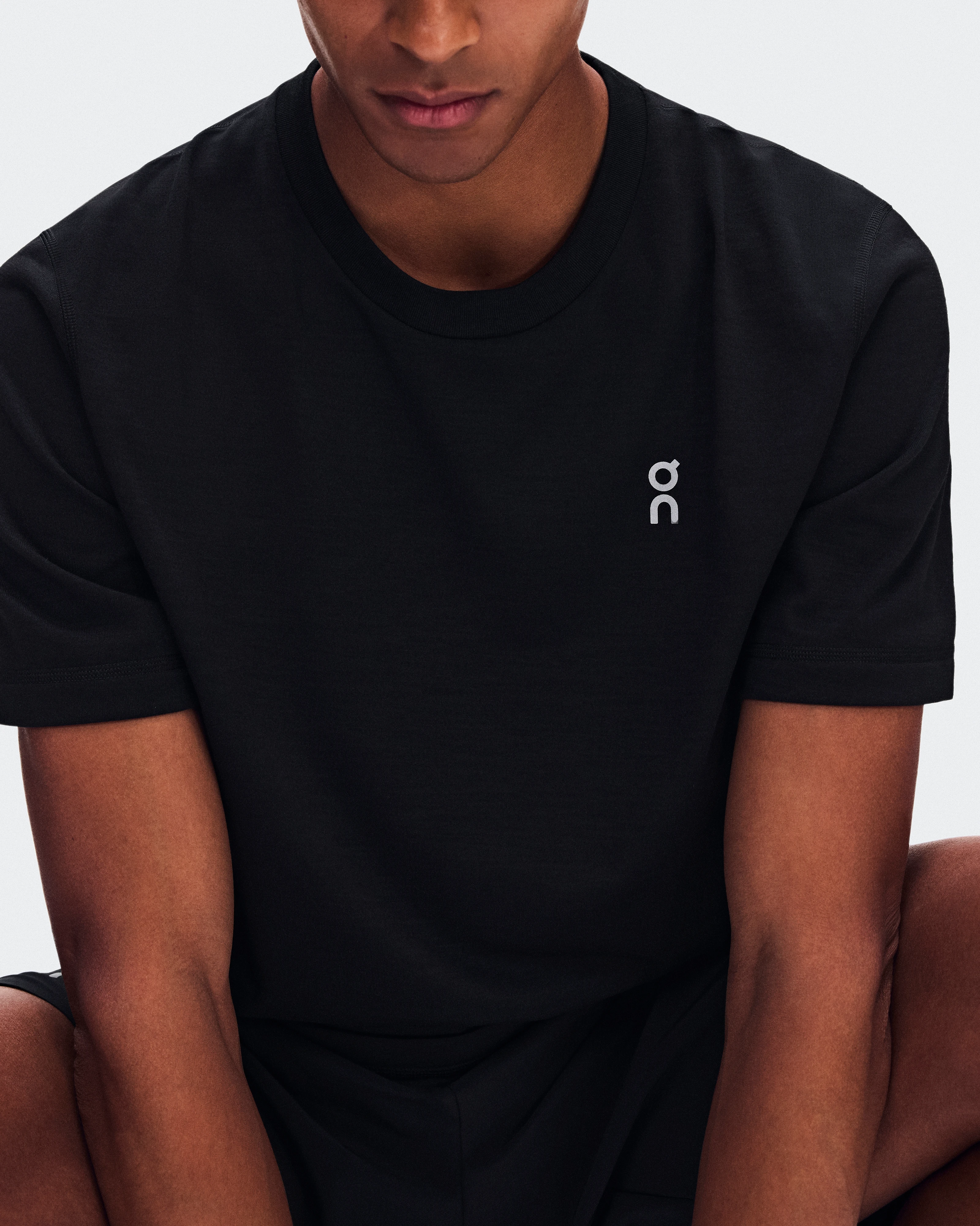 On Train-T Black Men Tops and t-shirts
