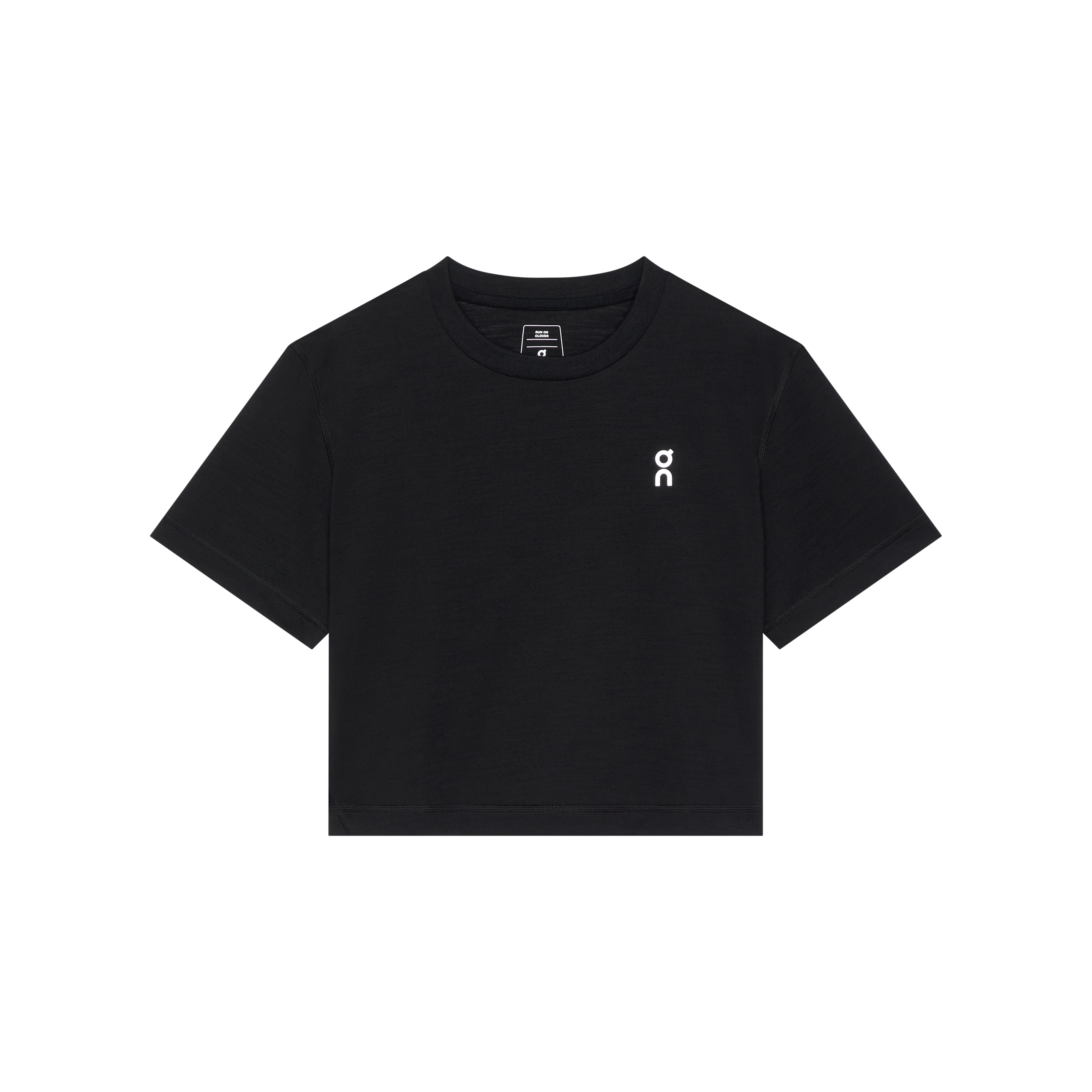 Train-T Crop Shirt in Black