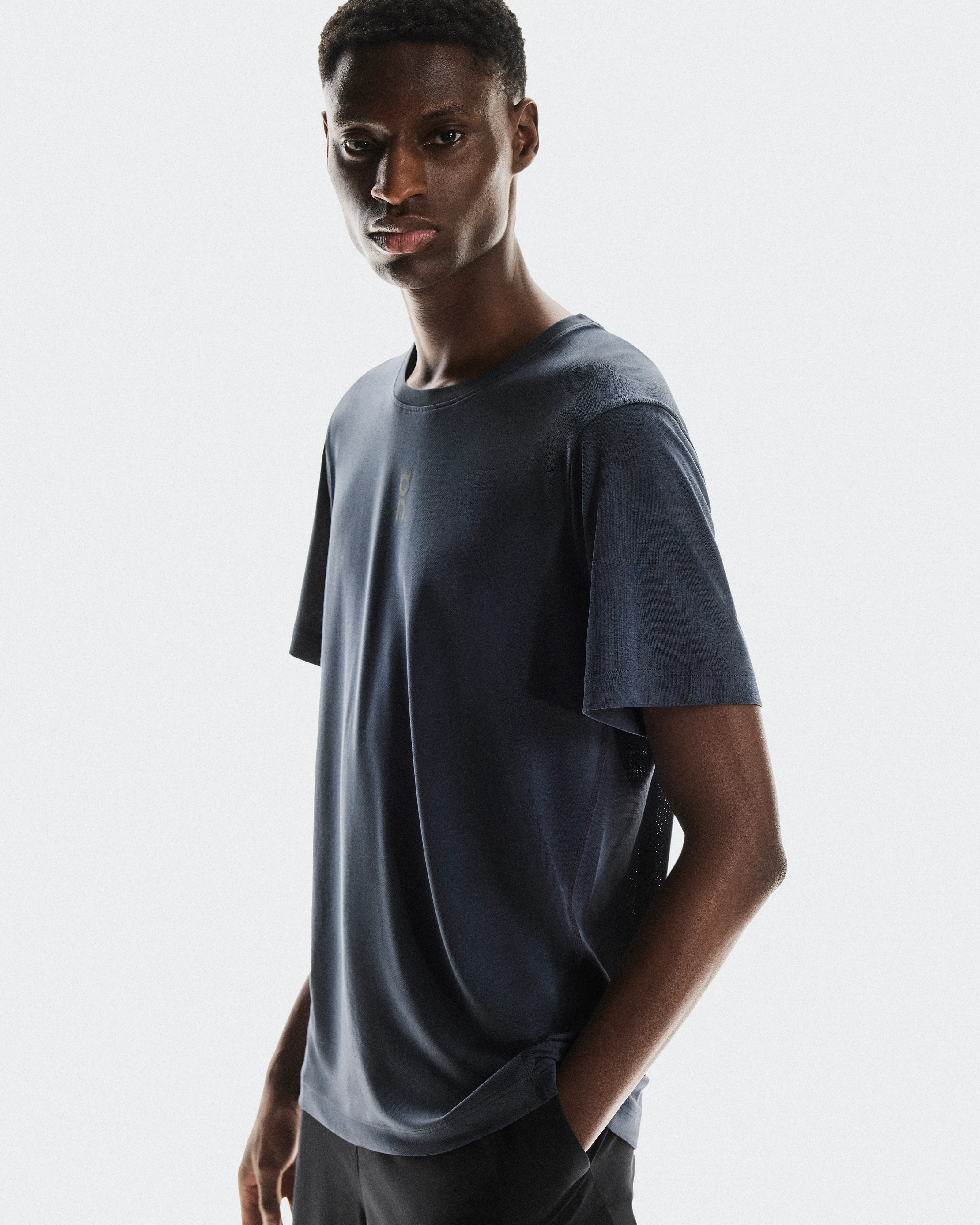 On Trail-T Navy Men Tops and t-shirts