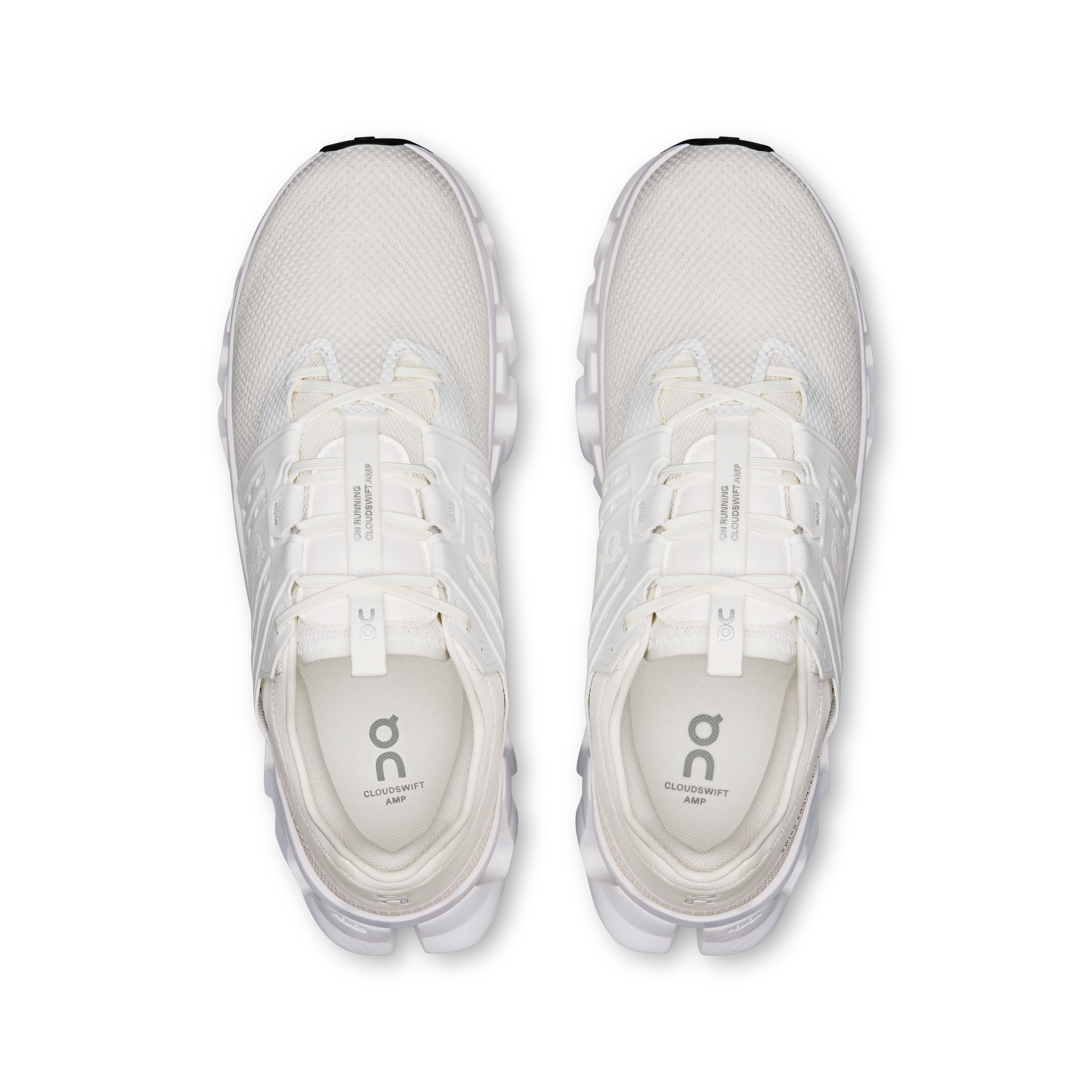 On Cloudswift Amp White & White メンズ ロードランニング シューズ