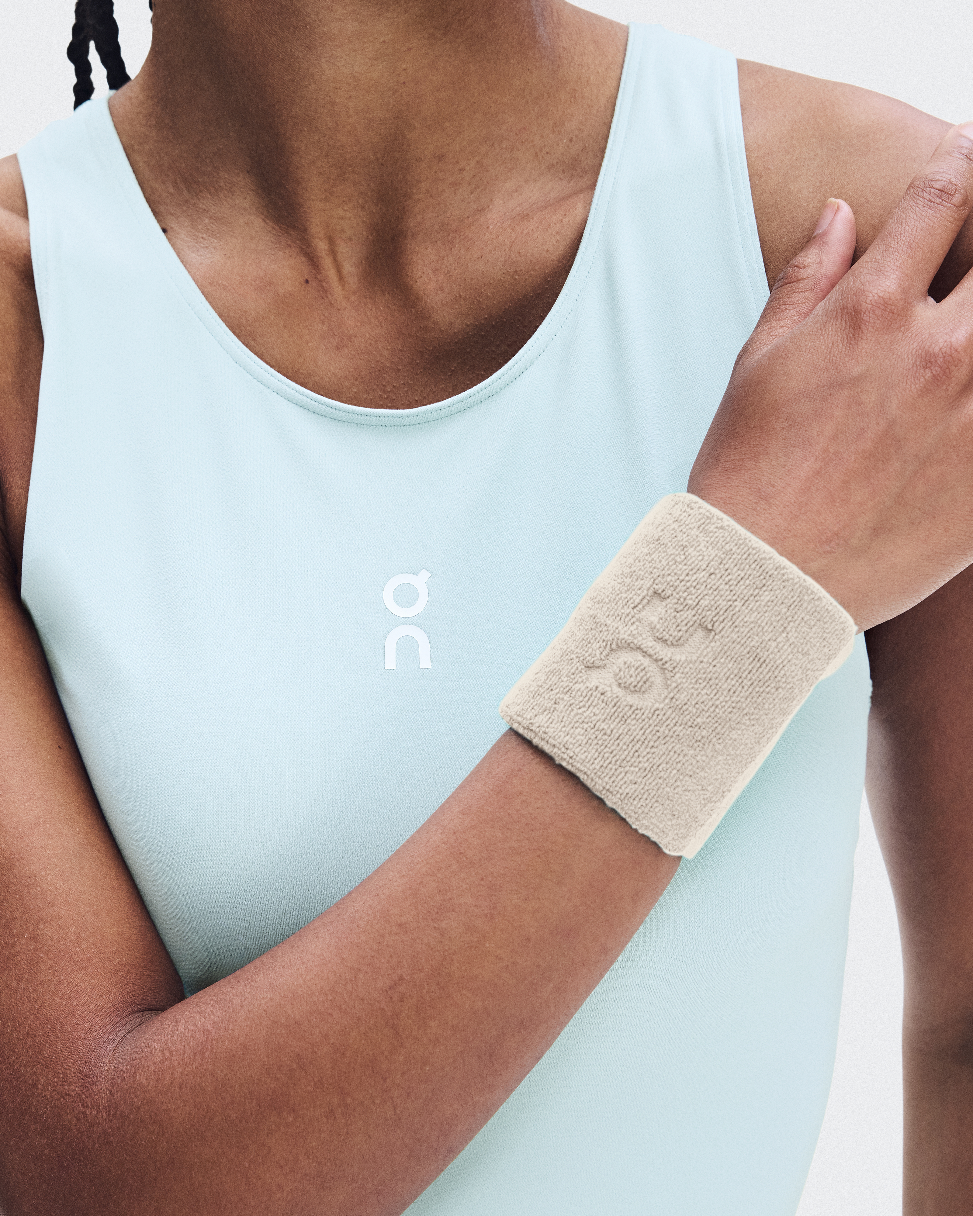Courtside Wristband in Ivory