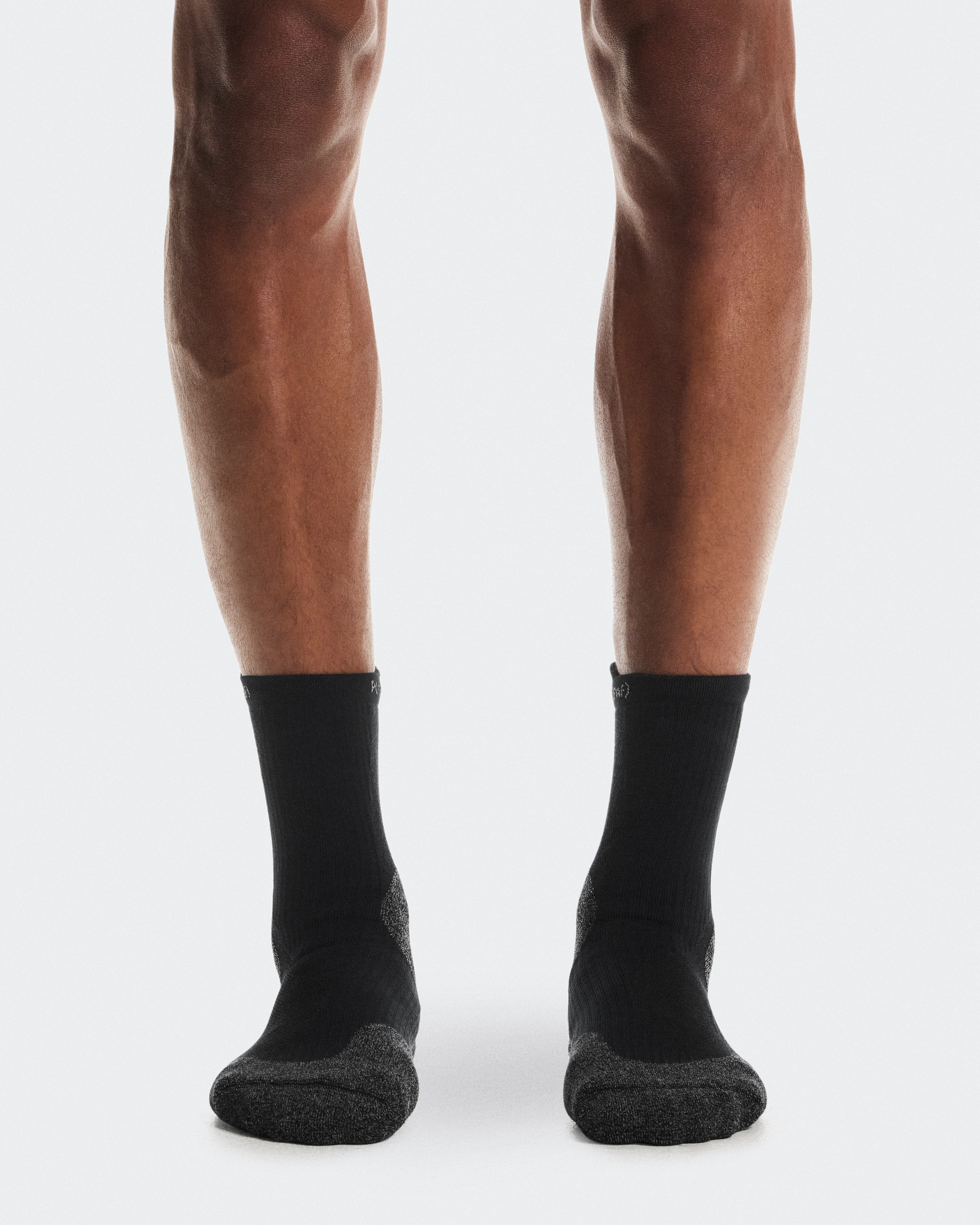 On Merino Sock PAF Black & Glacier Unisex Socks
