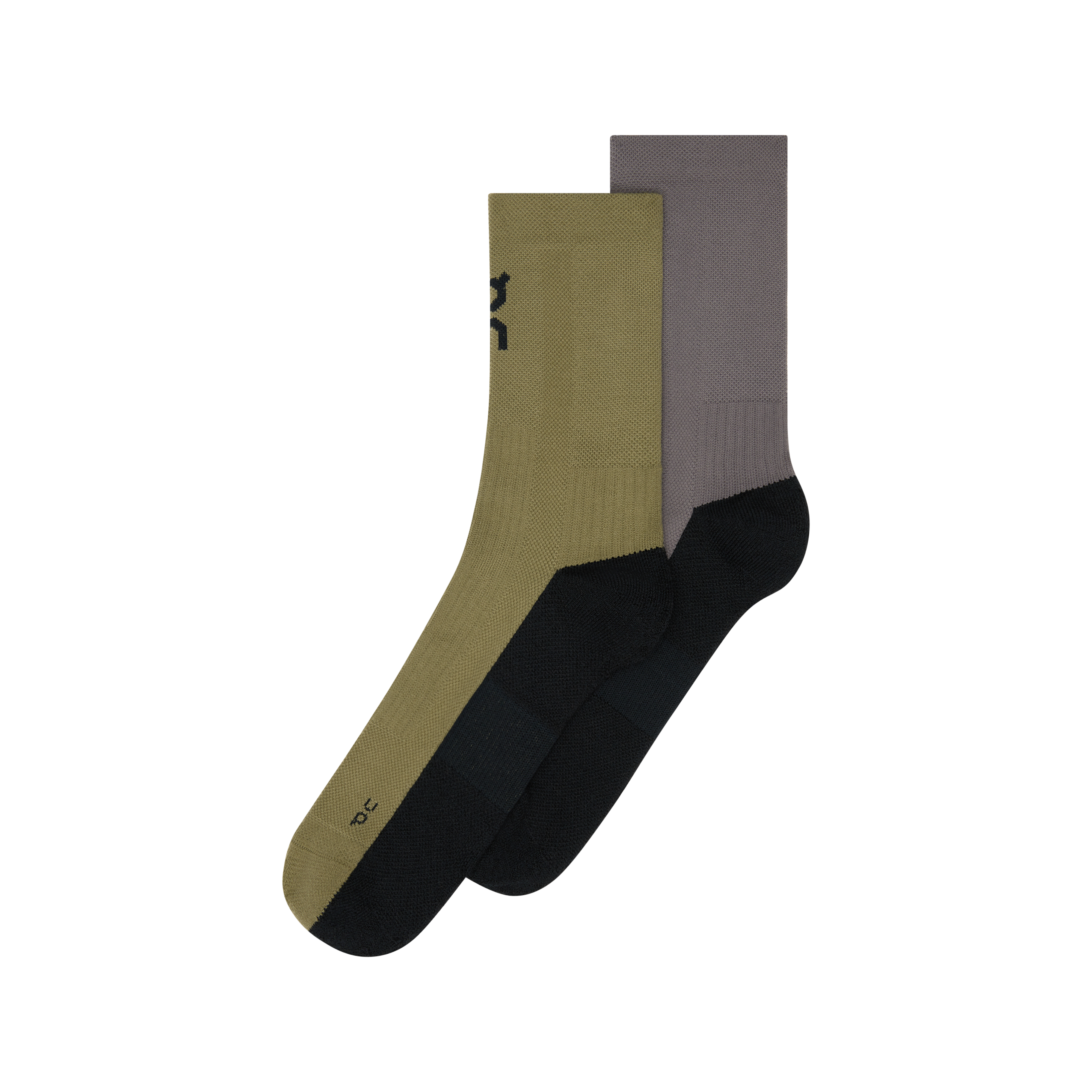 Trail Sock High 2P in Olive/Eclipse