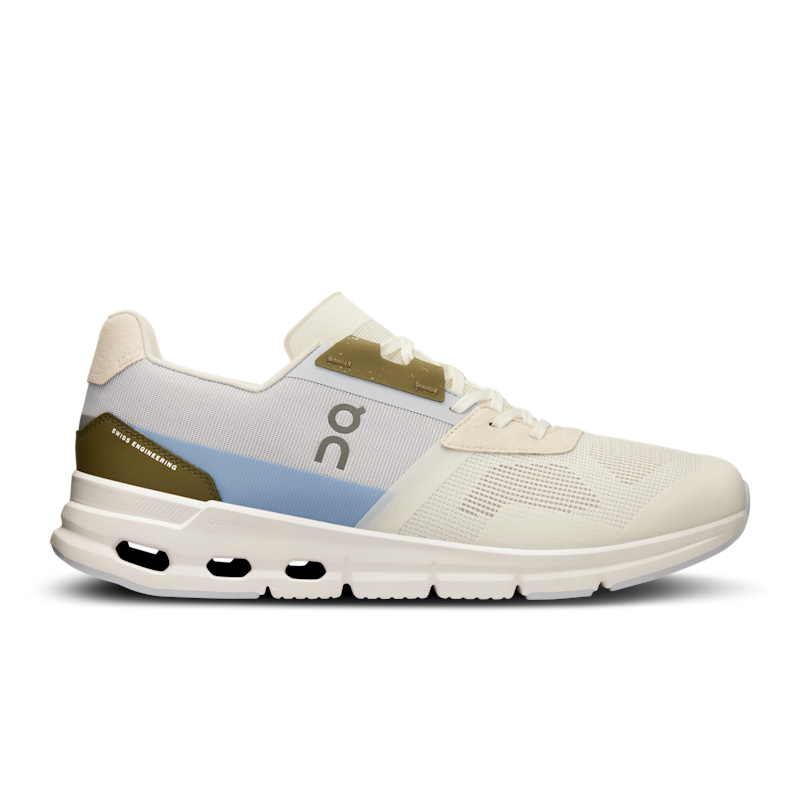 On Men's Cloudrift Lifestyle Shoe in Ivory/Heather, Size: 12.5, Recycled Polyester