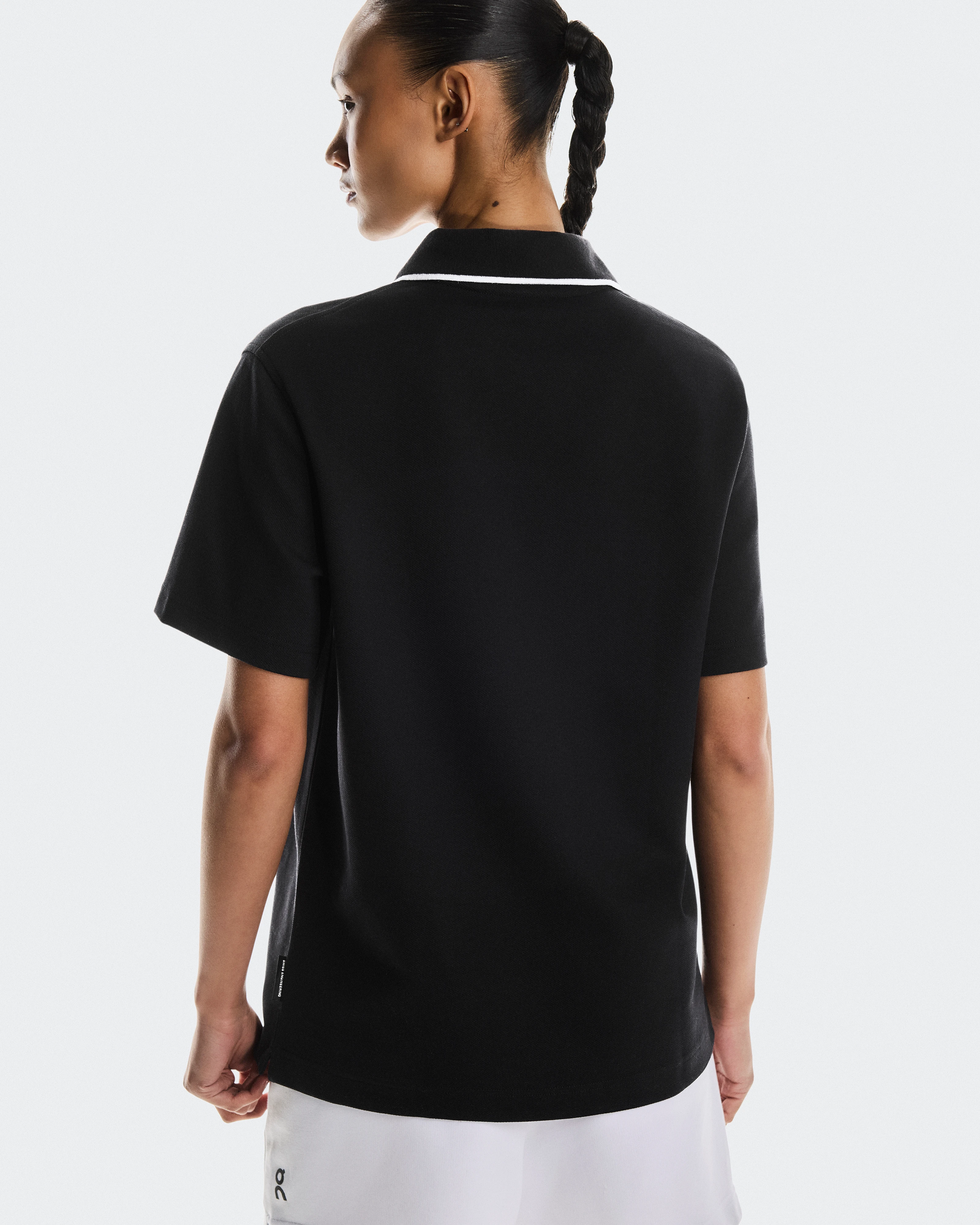 On Courtside Polo Black Women Tops and t-shirts