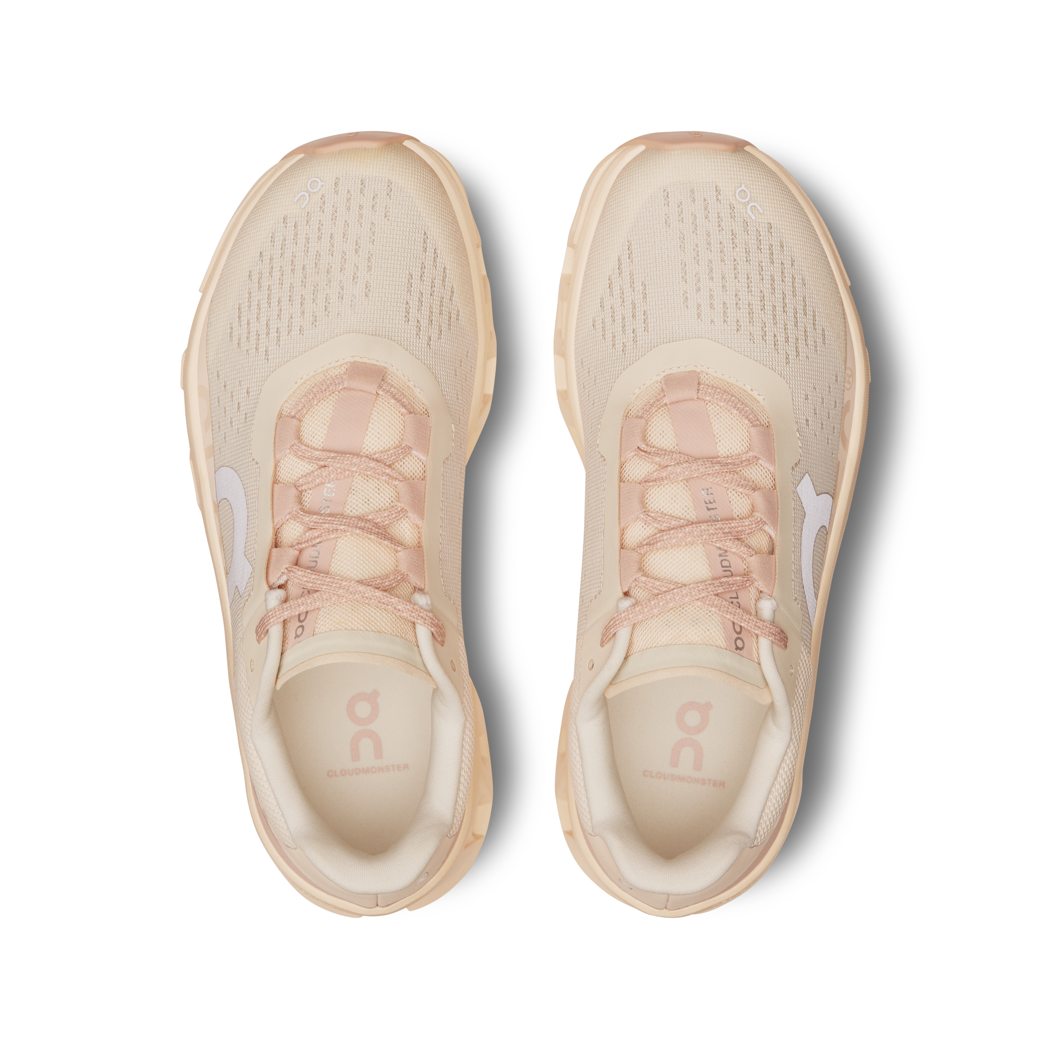 On Cloudmonster Moon & Fawn Women Road running Shoes