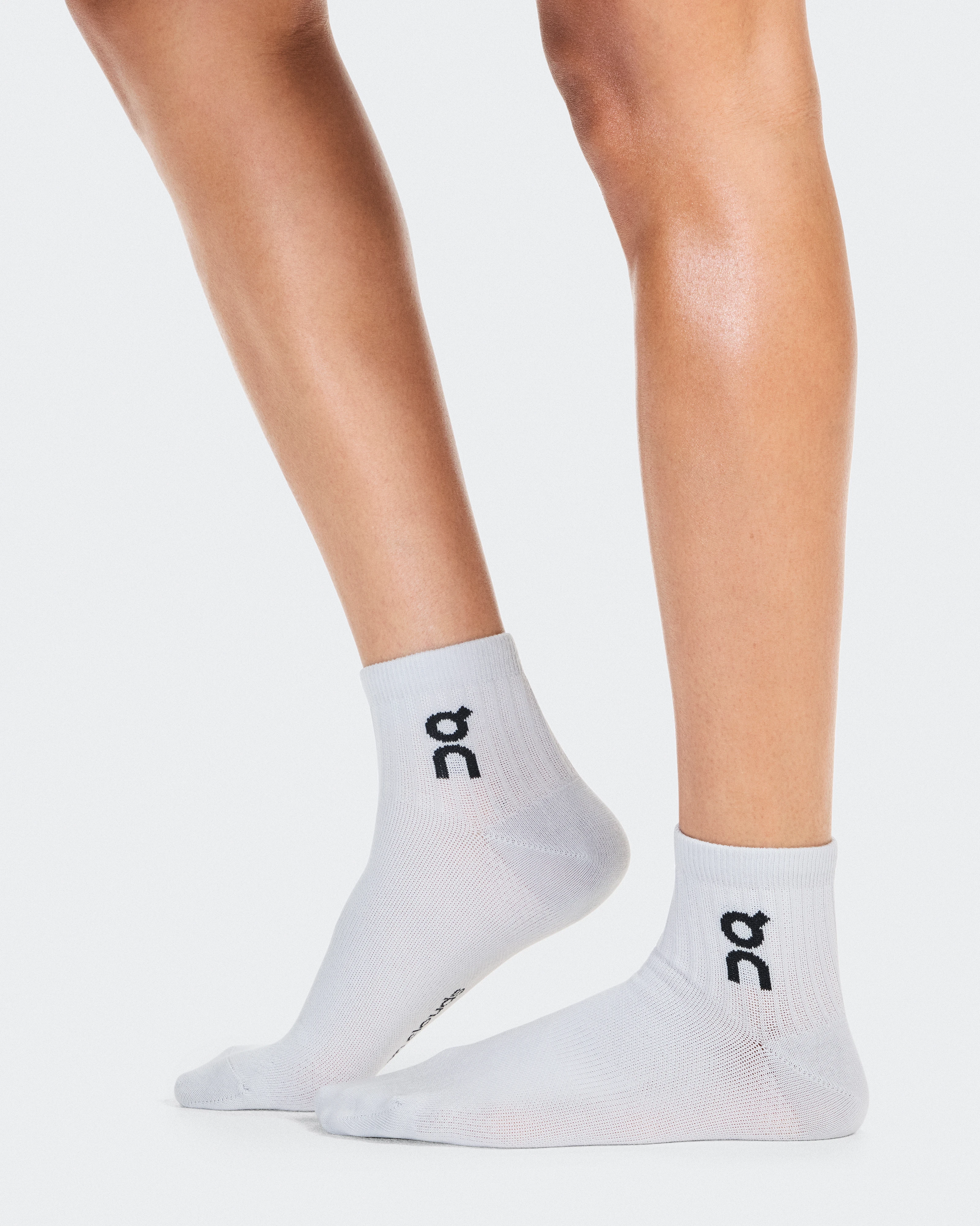 On Logo Sock Mid 3P Orchid & Bloom Unisex Socks