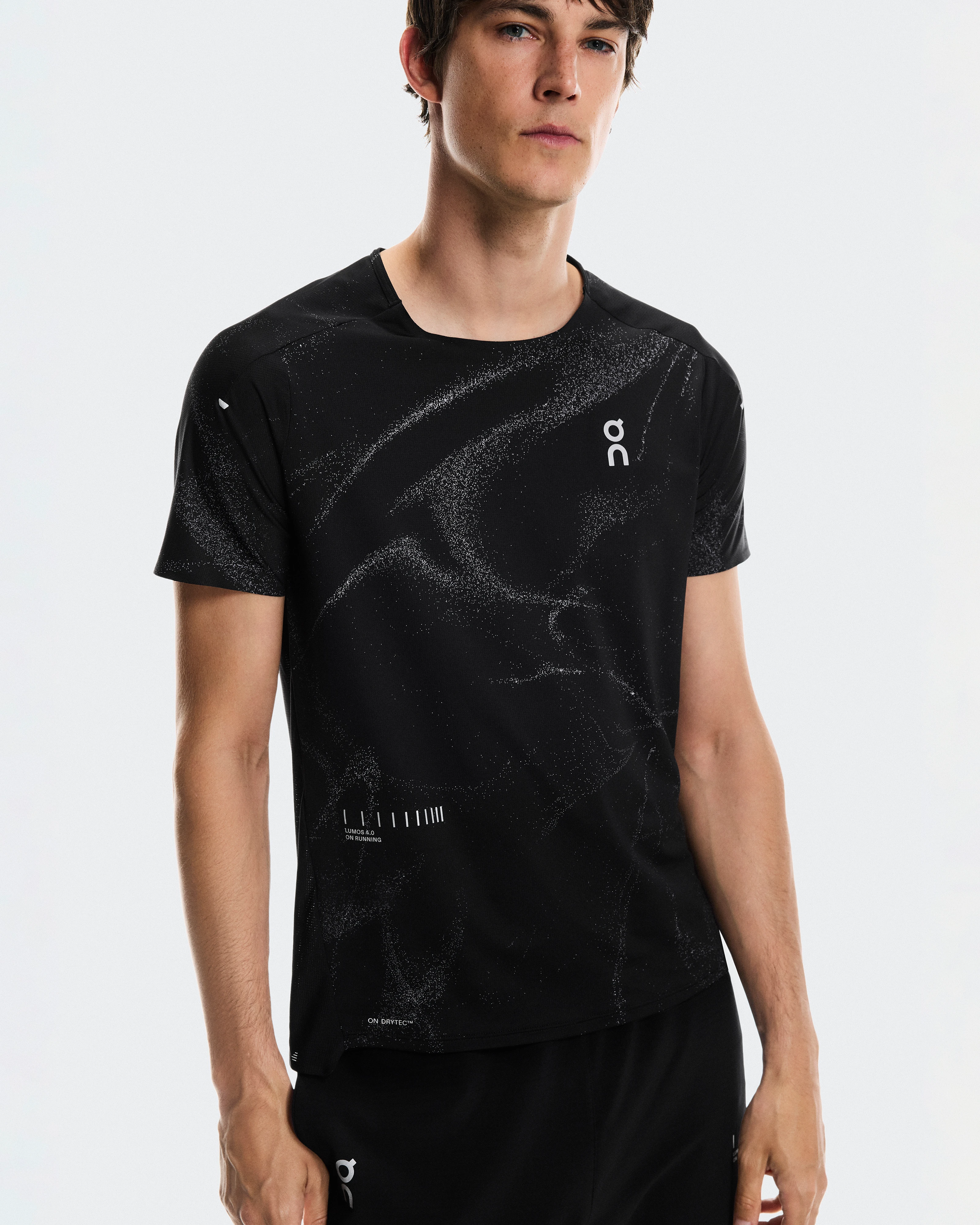 On Performance-T Lumos Black Men Tops and t-shirts