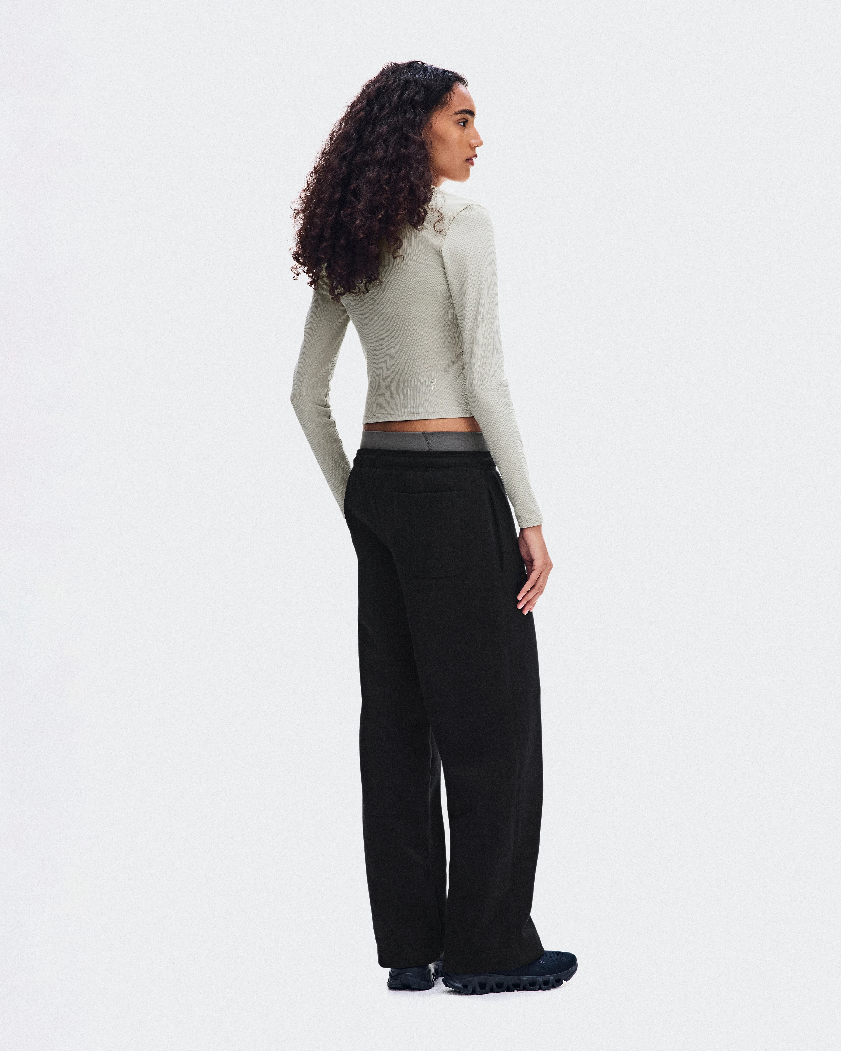 On All-Day Ribbed Long-T Brume Donna Maglie e magliette