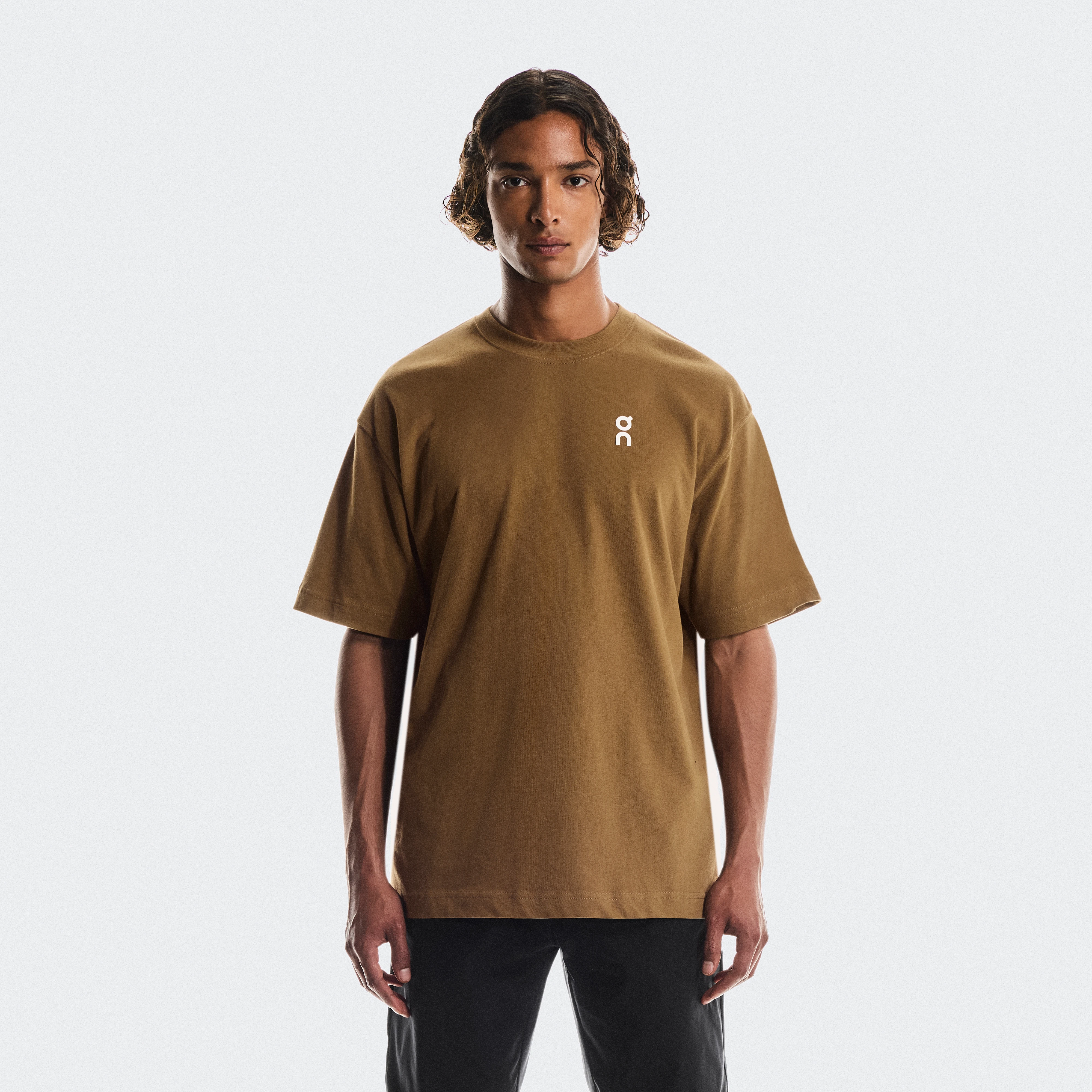 On Club-T Brown Men Men – Travel, recovery, all-day wear Tops and t-shirts