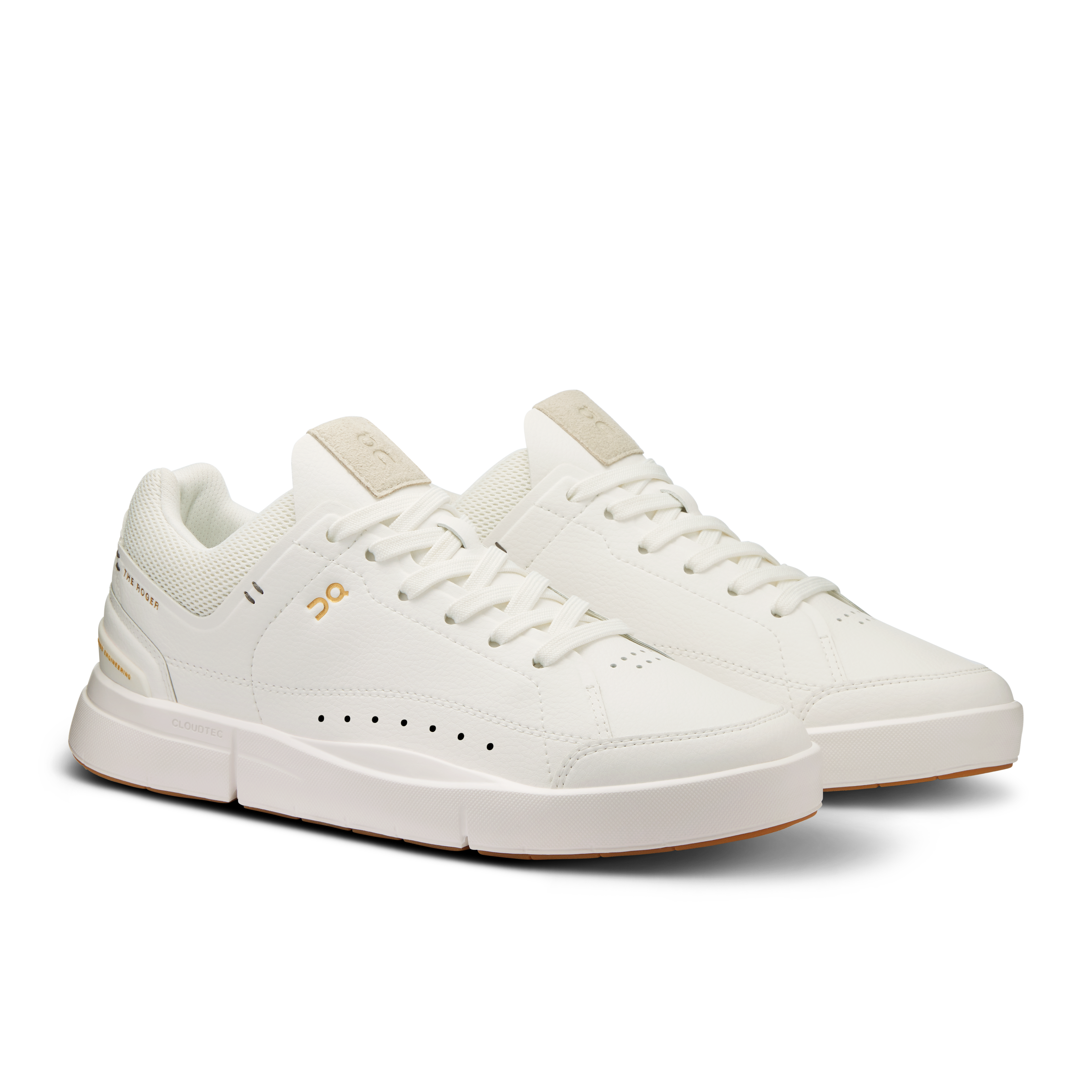 On THE ROGER Centre Court White & Gum Mujer Vida activa Calzado