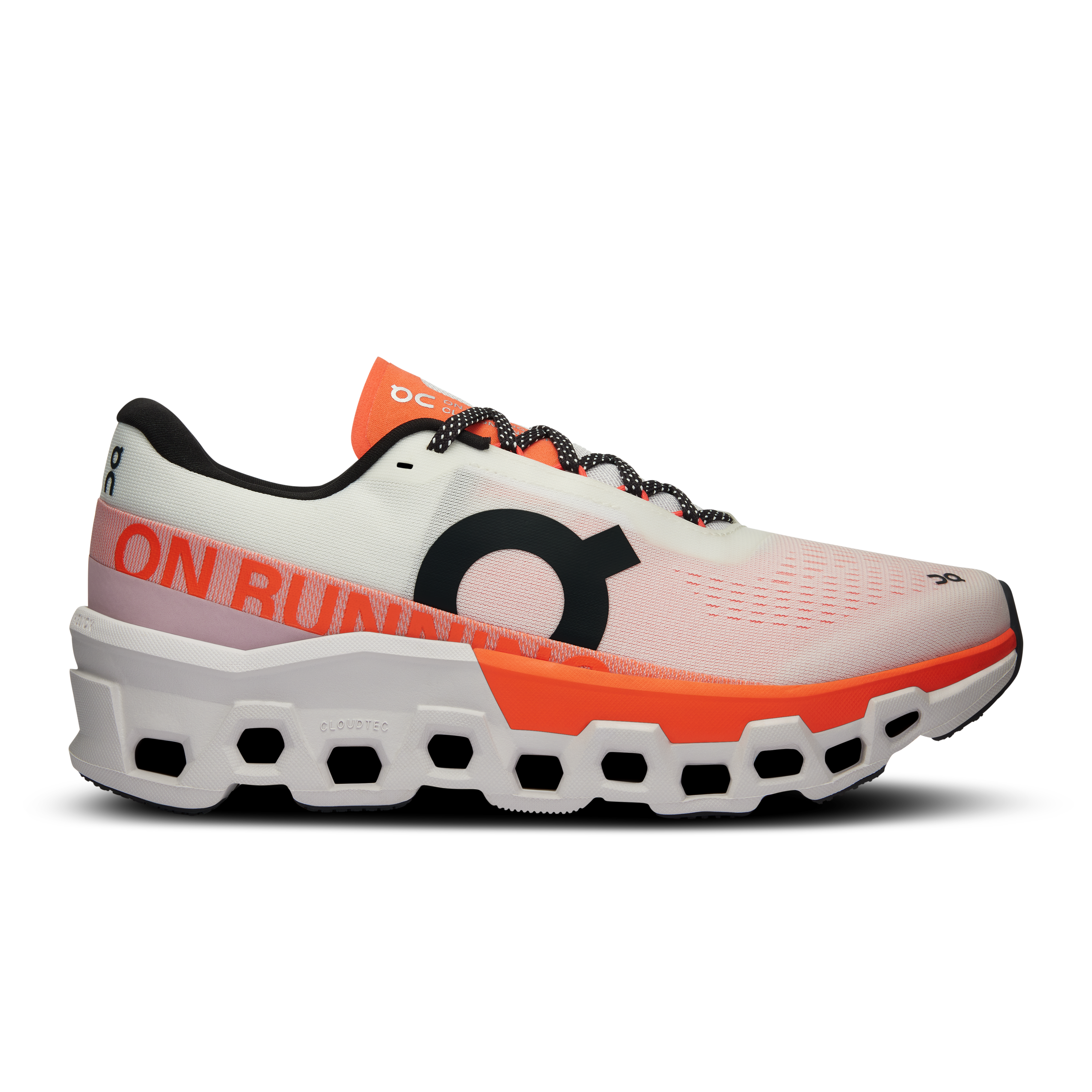 Cloudmonster 2 Road Running Shoe in Undyed/Flame