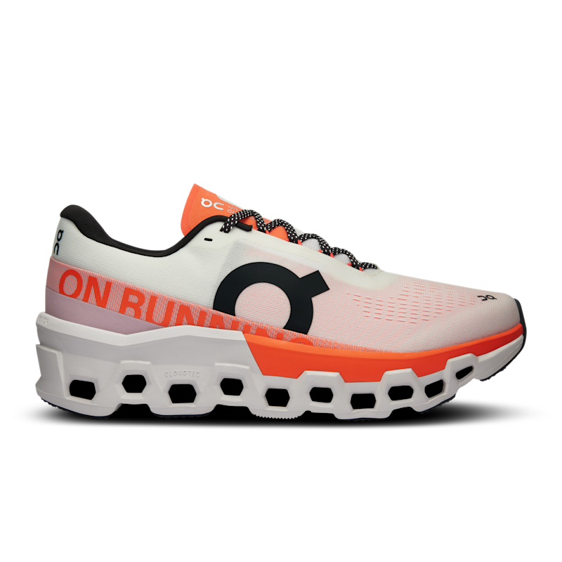 On Cloudmonster 2 Zapatillas de Running para Asfalto Hombre Undyed/Flame, Talla: 46, Polyester ️