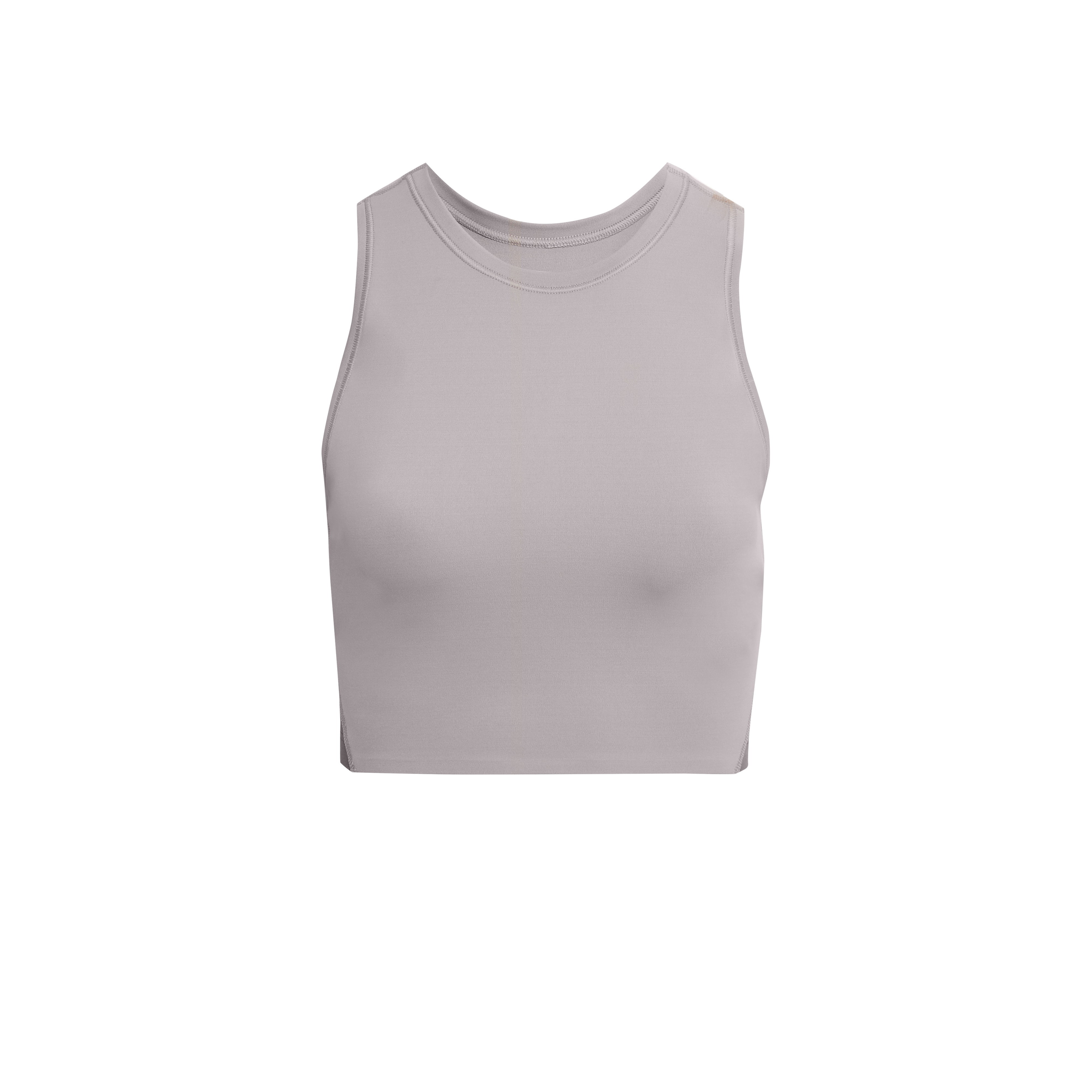 Movement Crop Shirt in Zinc/Grape