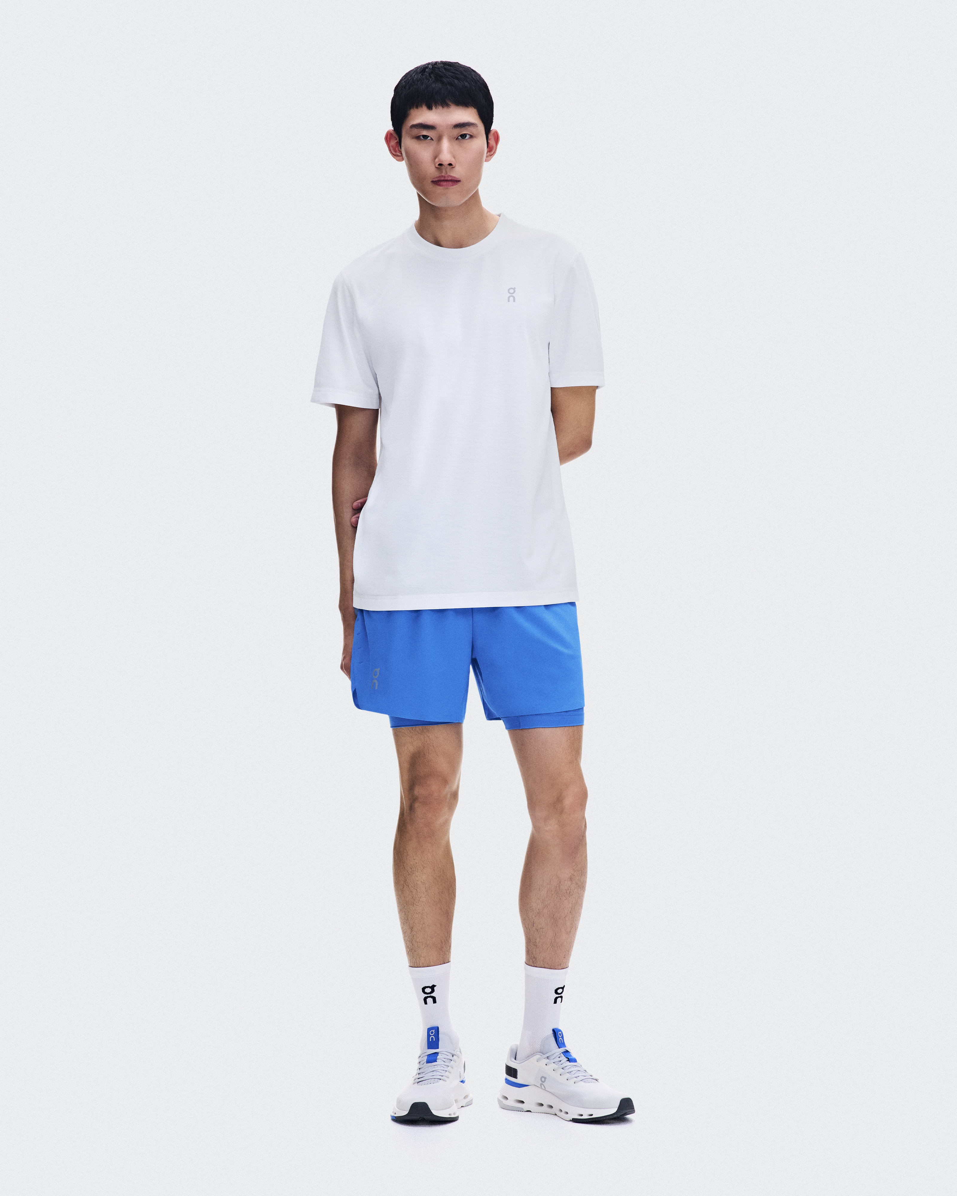 Train-T Short-Sleeve Shirt in White