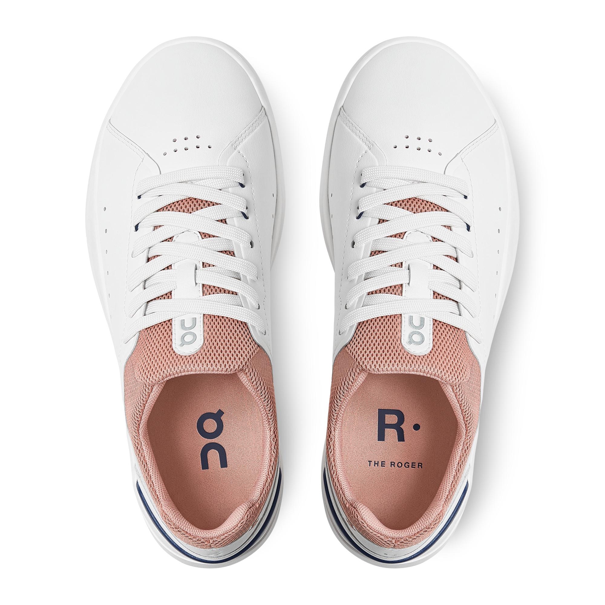 On Womens The Roger Advantage Textile Synthetic White Rose Trainers 7 US :  : Clothing, Shoes & Accessories